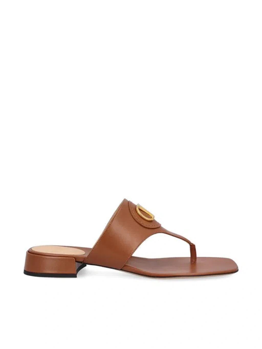 VALENTINO GARAVANI Sandals In Brown Product Image