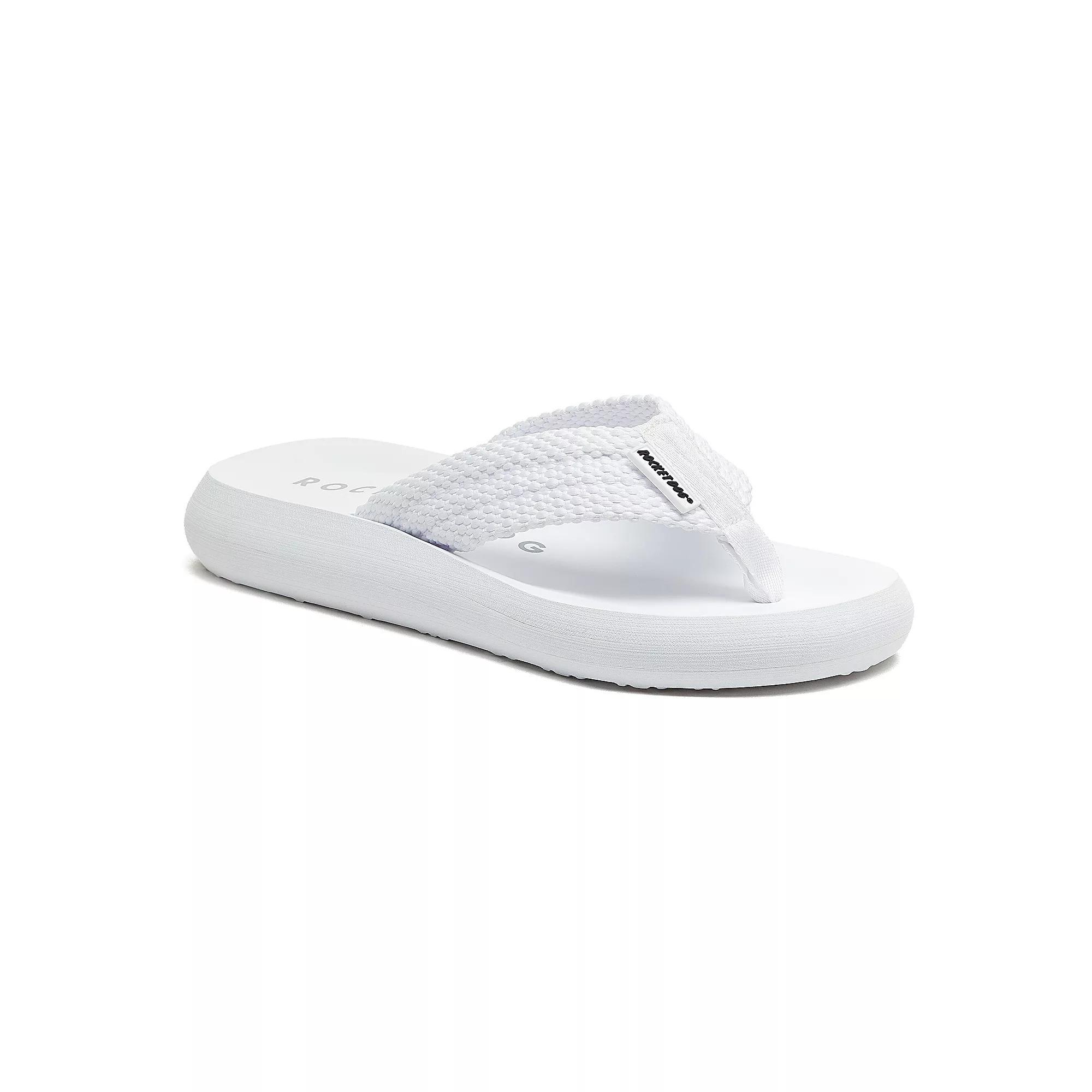 Rocket Dog Sunset Women's Flip-Flop Sandals, Size: 9, White Product Image