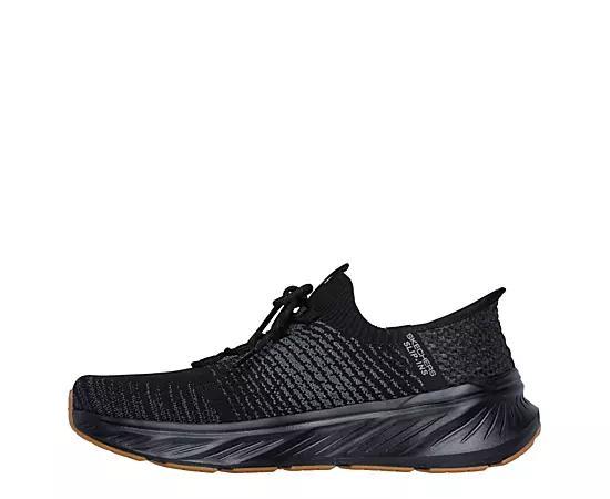 Skechers Hands Free Slip-ins® Relaxed Fit® Edgeride Raygo Men's Sneakers, Size: 11 XW, Black Product Image