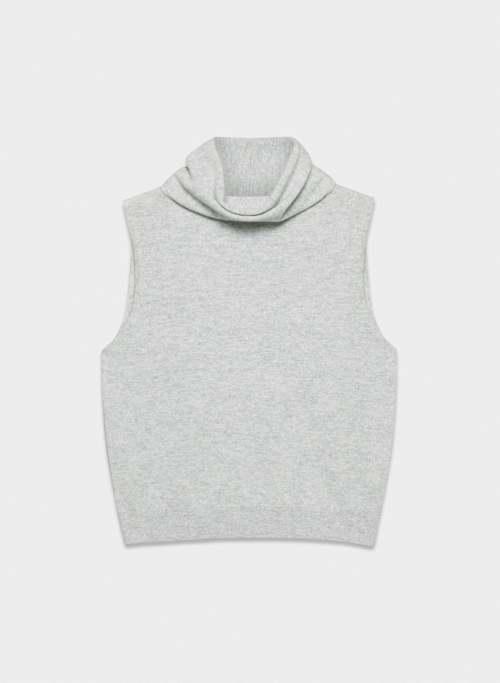 bare cashmere sleeveless sweater Product Image