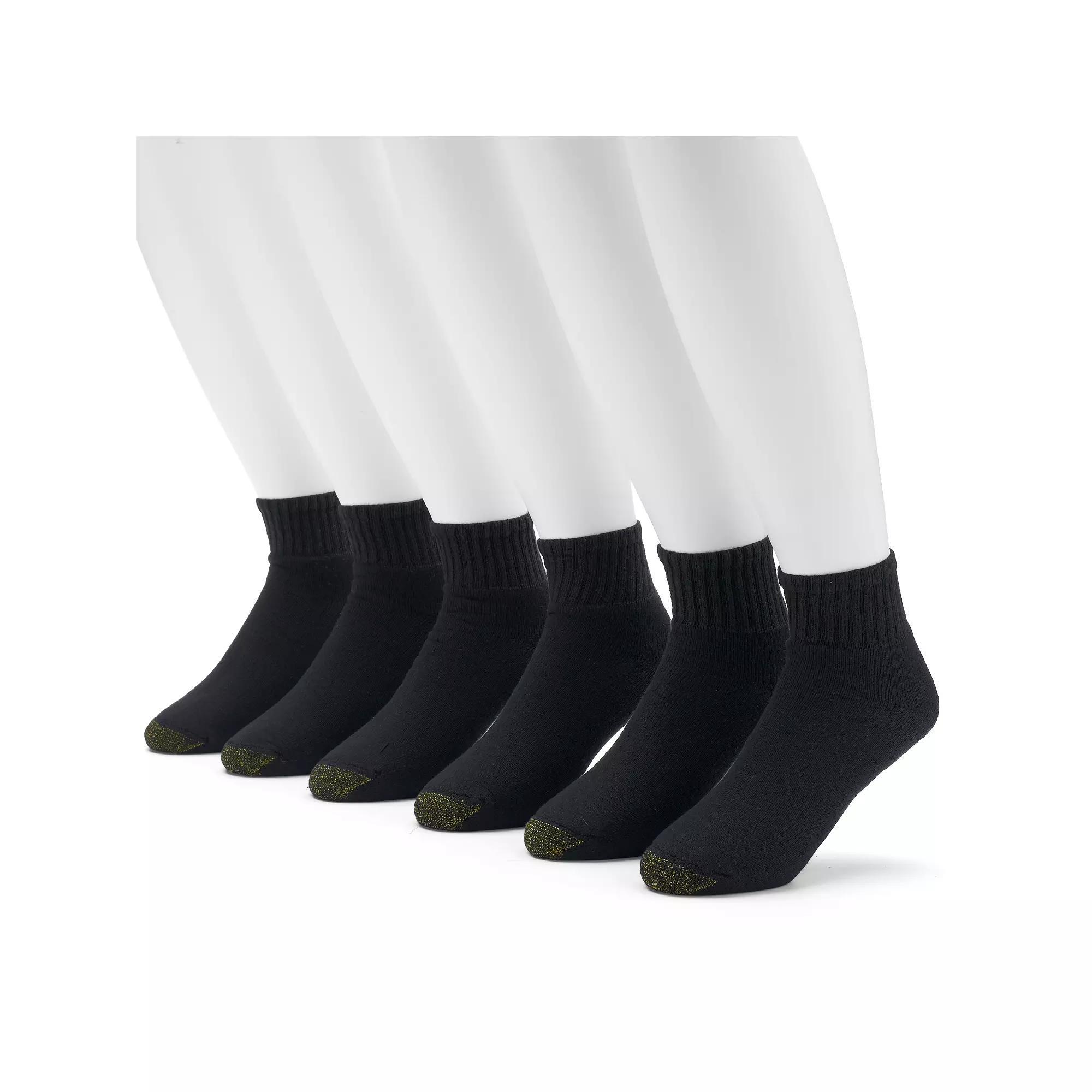 Cotton Cushion Big & Tall Ankle Socks 6-Pack Product Image