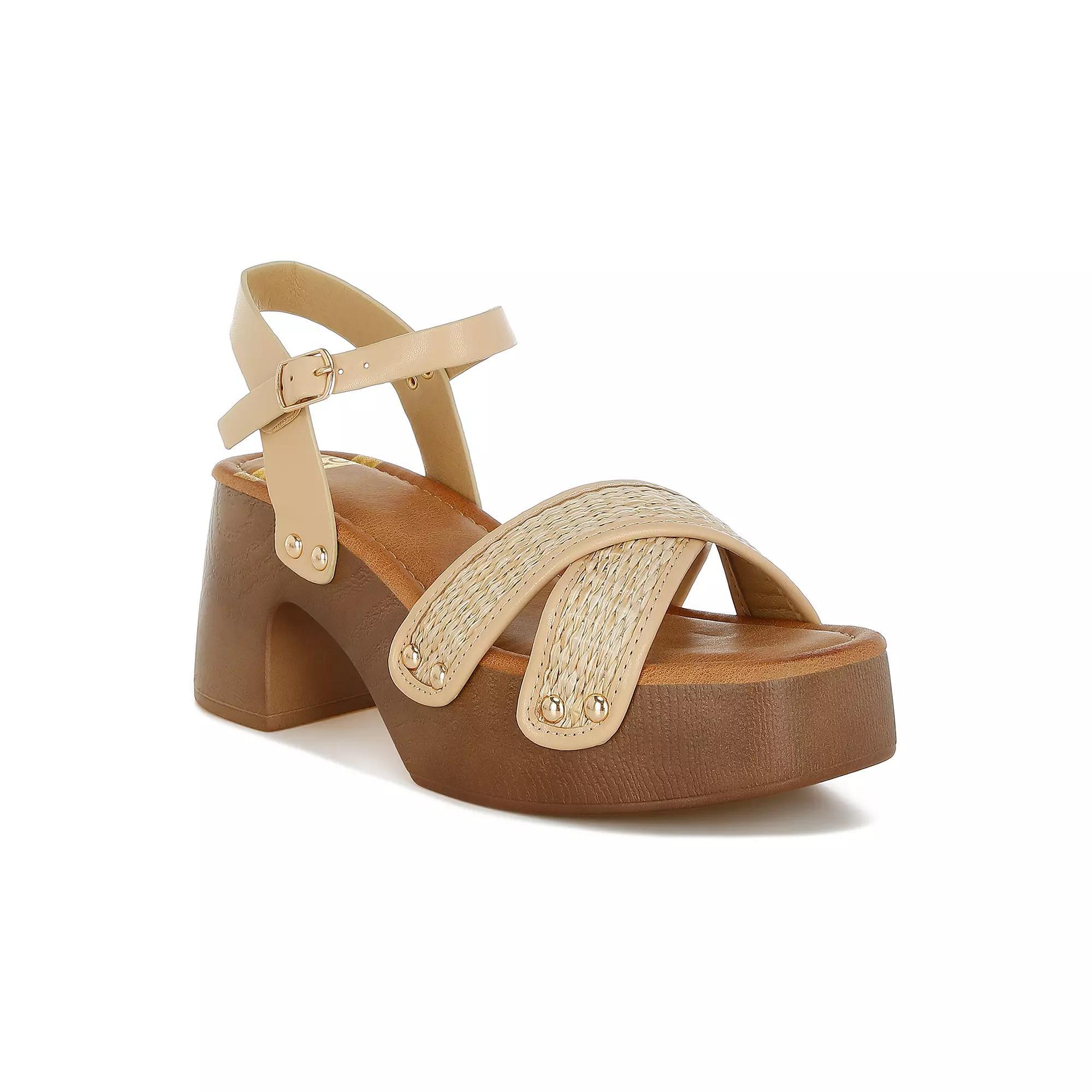 Rag & Co Qasa Women's Sandals, Size: 10, Natural Product Image