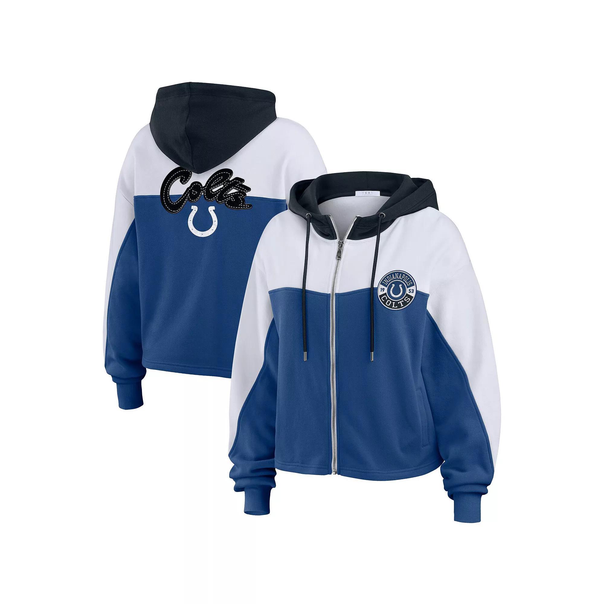 Women's WEAR by Erin Andrews Garnet South Carolina Gamecocks Color-Block Full-Zip Hoodie, Size: Small, Red Product Image
