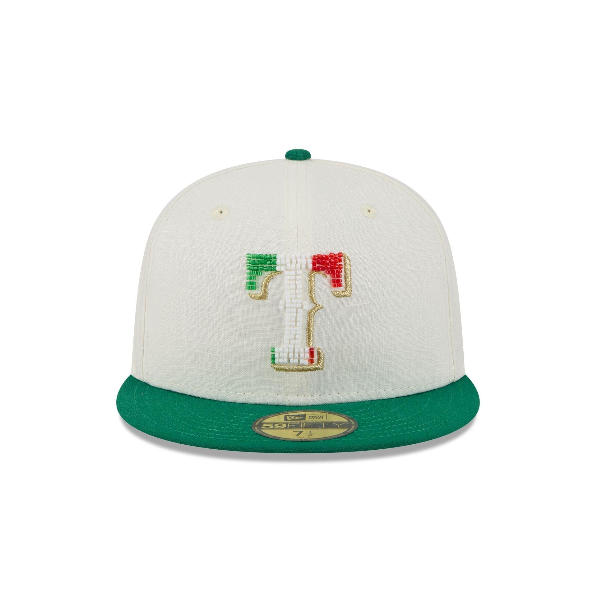 Texas Rangers Beaded Linen 59FIFTY Fitted Hat Male Product Image