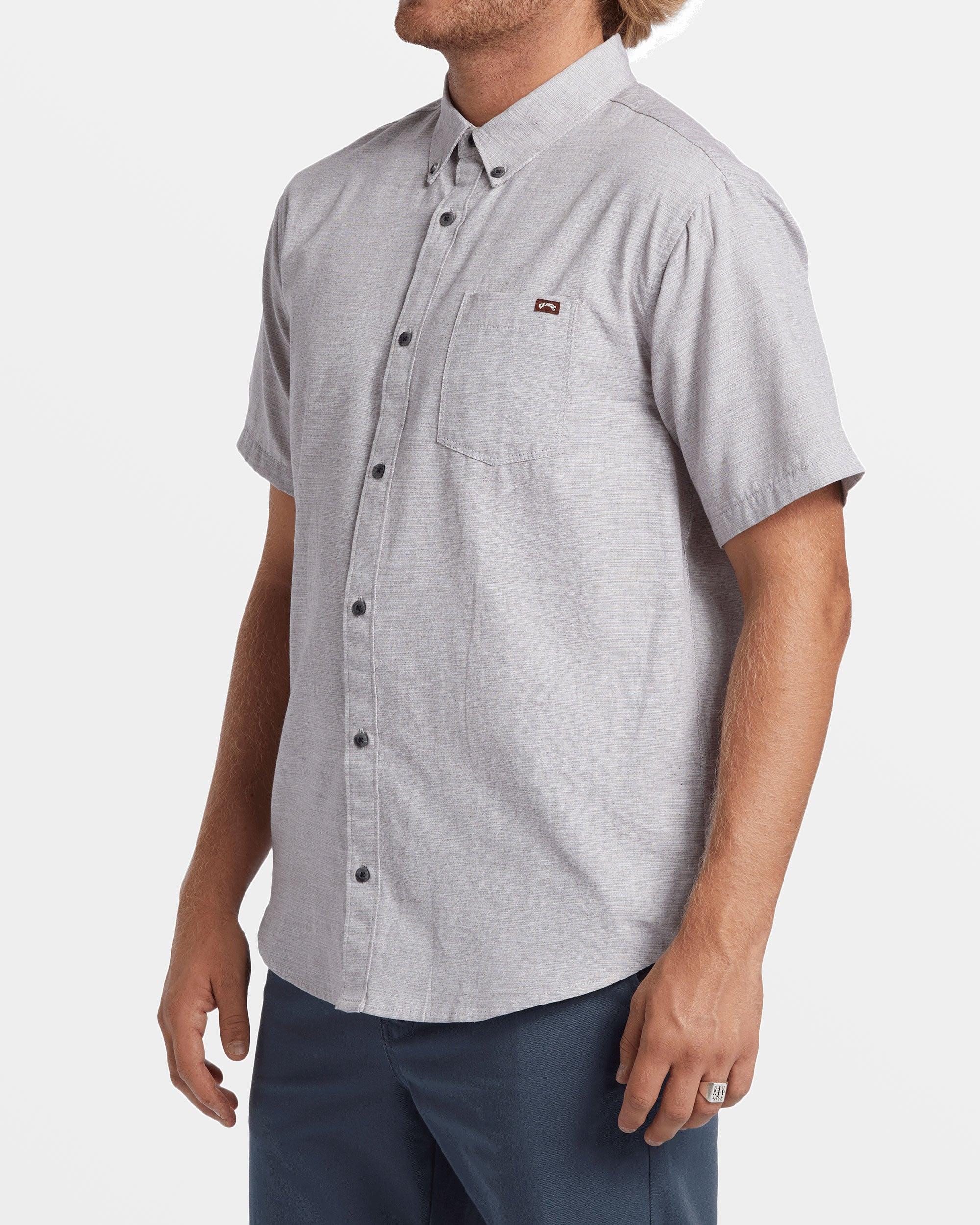 All Day Short Sleeve Shirt - Port Heather Male Product Image