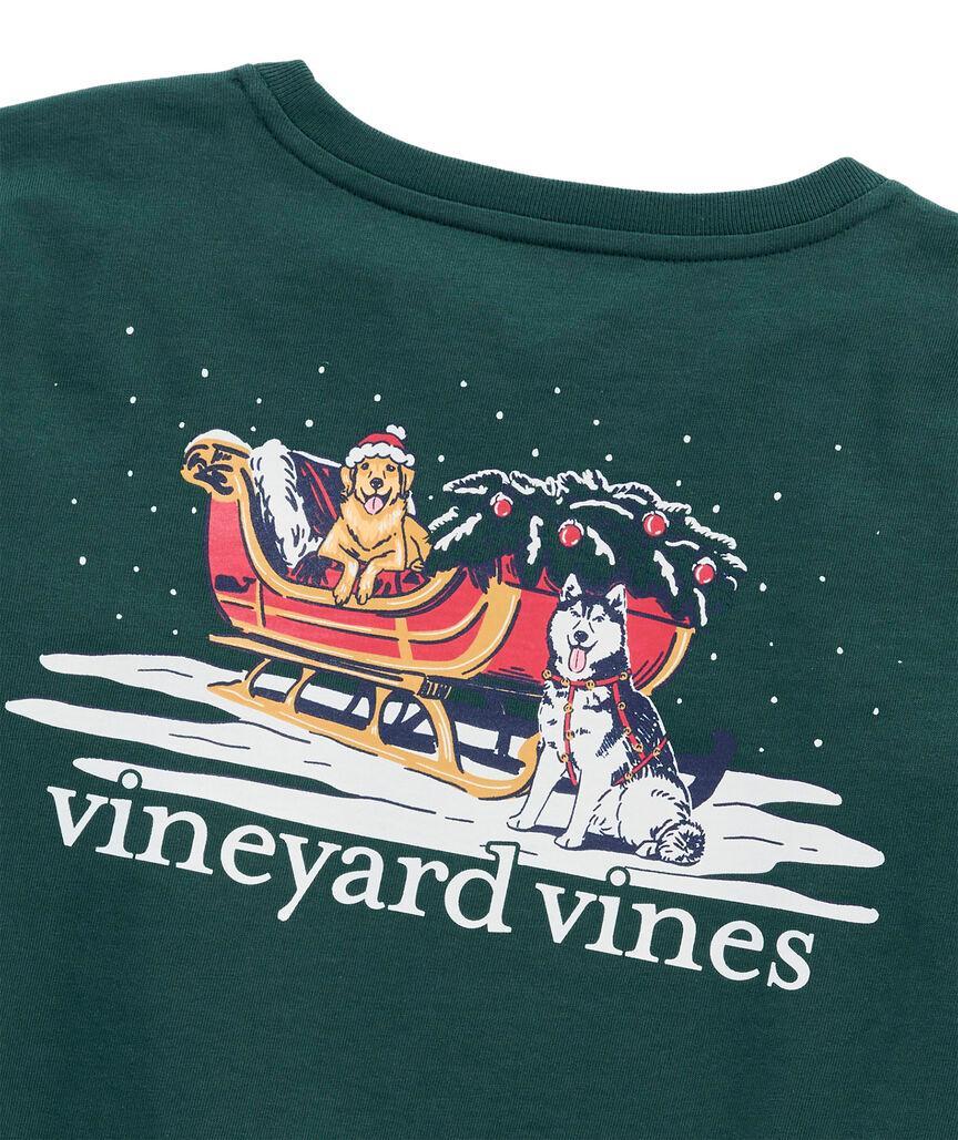 Women's Sleigh Dogs Long-Sleeve Pocket Tee Product Image