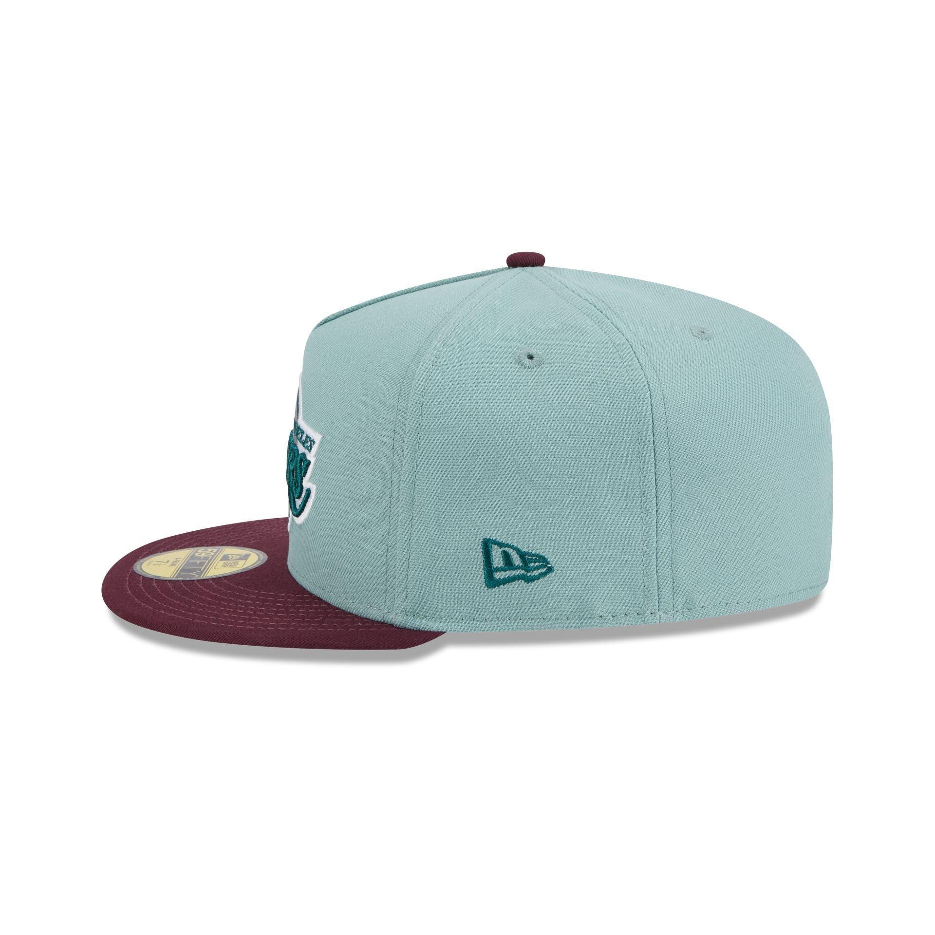Los Angeles Lakers Beach Kiss Blue 59FIFTY A-Frame Fitted Hat Male Product Image