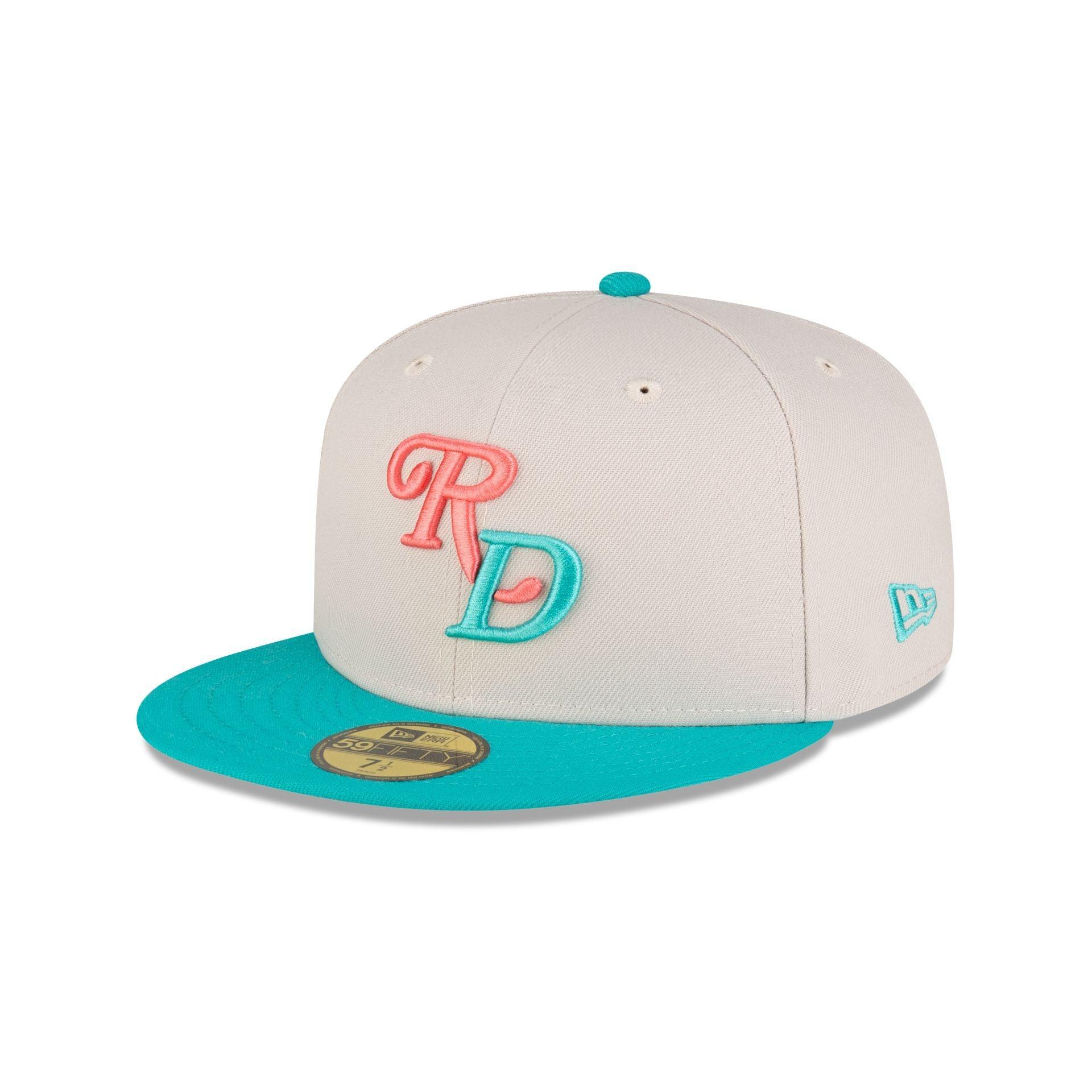 Dominican Republic Teal Script 59FIFTY Fitted Hat Male Product Image