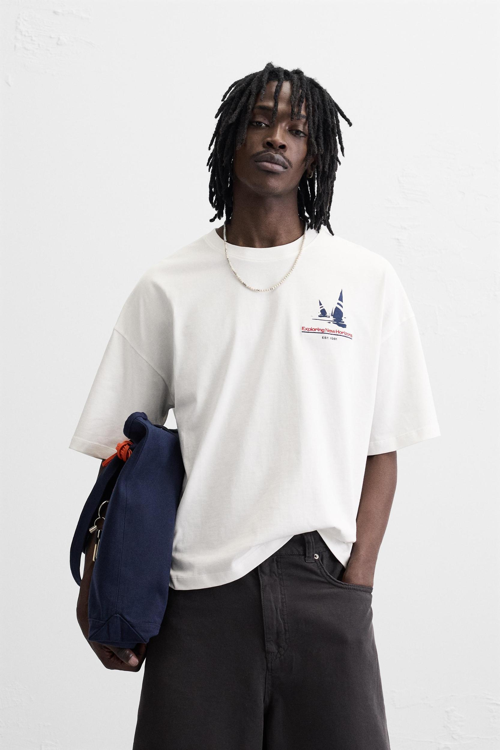 NAUTICAL PRINT T-SHIRT Product Image