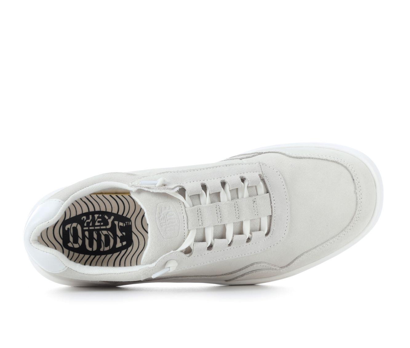 Men's HEYDUDE Hudson Suede Vintage Varsity-M Casual Shoes Product Image