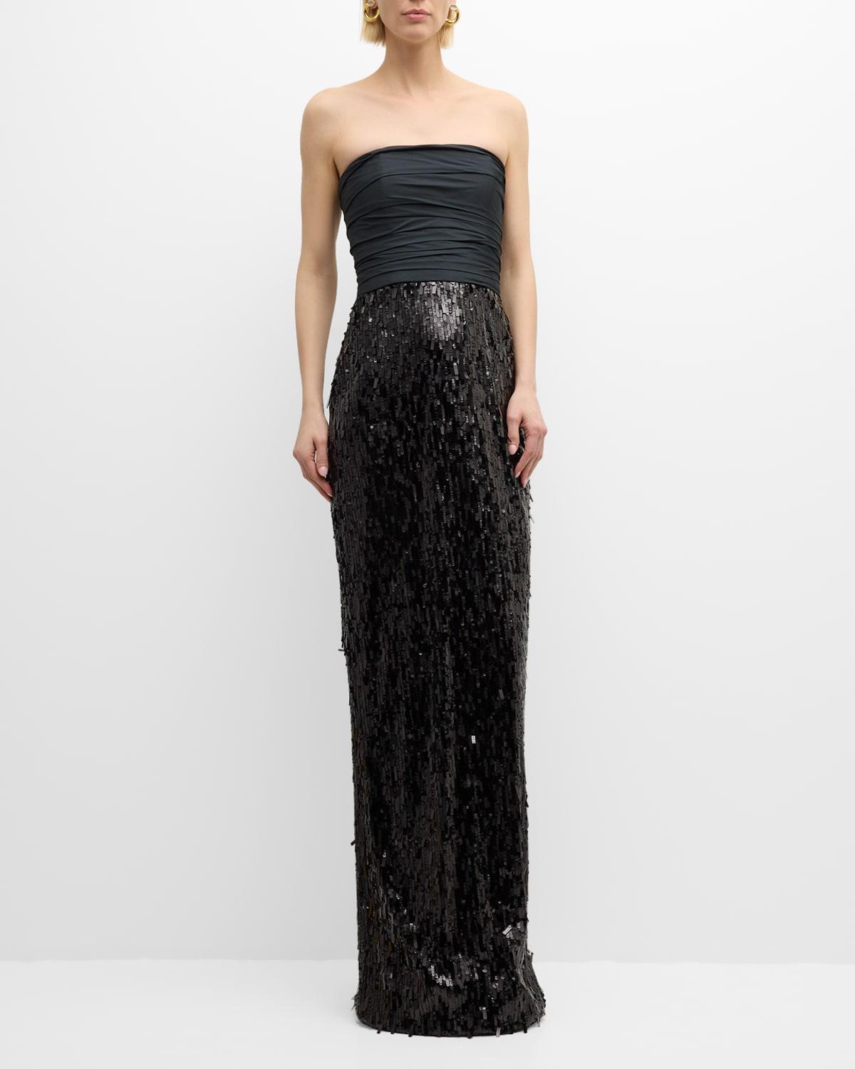 Strapless Sequin Gown Product Image