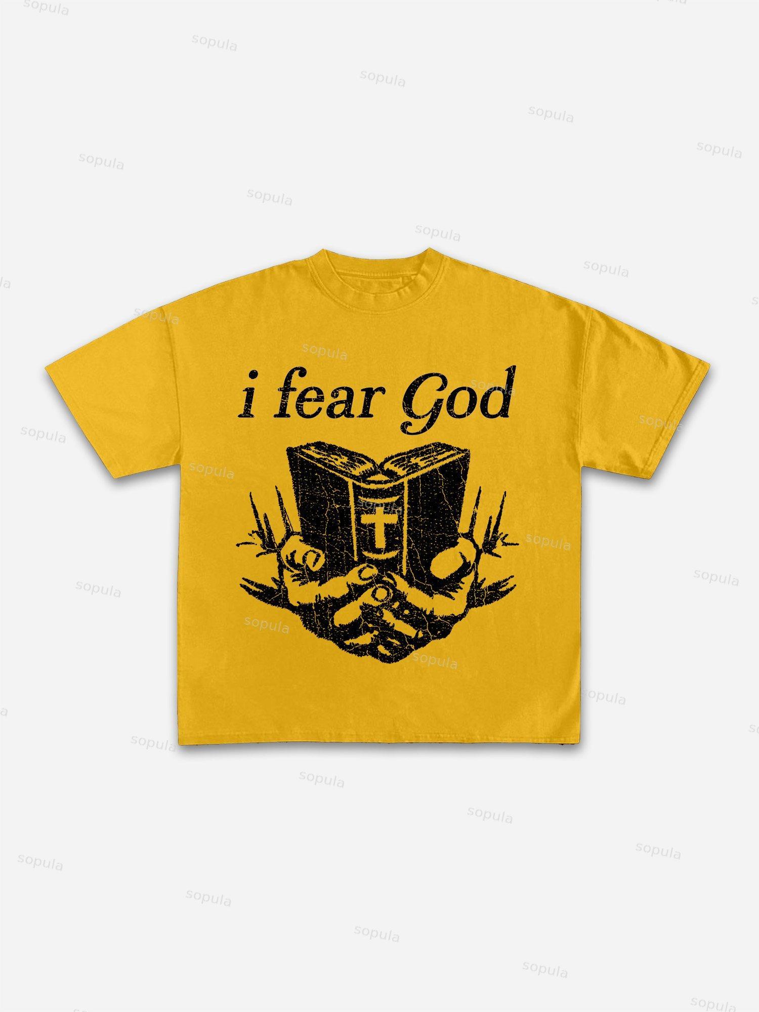 I Fear God Graphic Print Cotton T-shirt Product Image