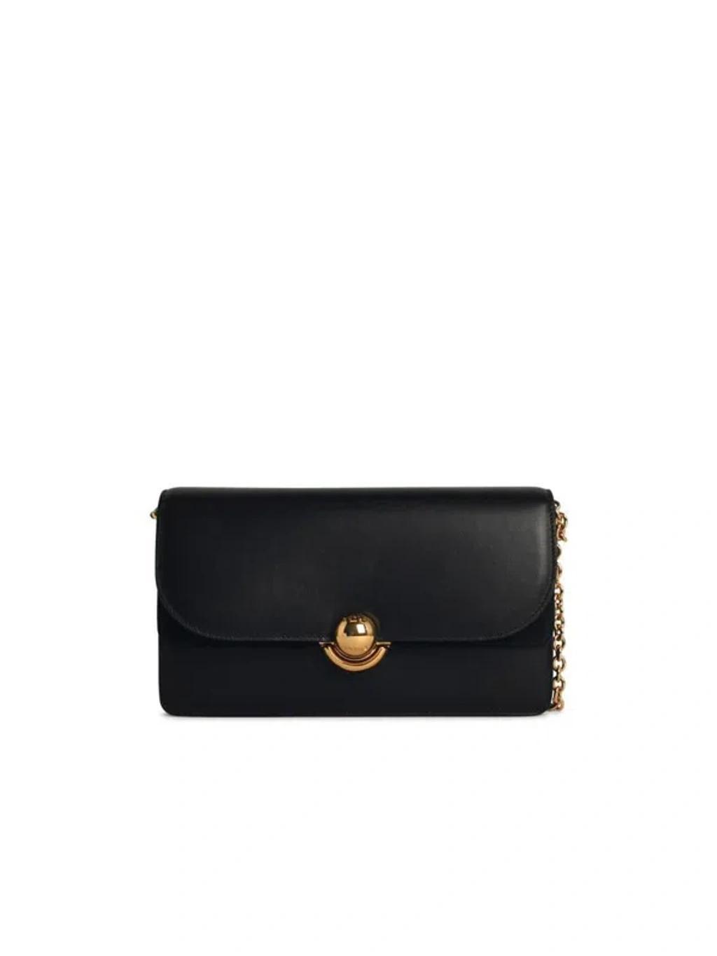 FURLA Women's Leather Chain-link Shoulder Bag In Black Product Image