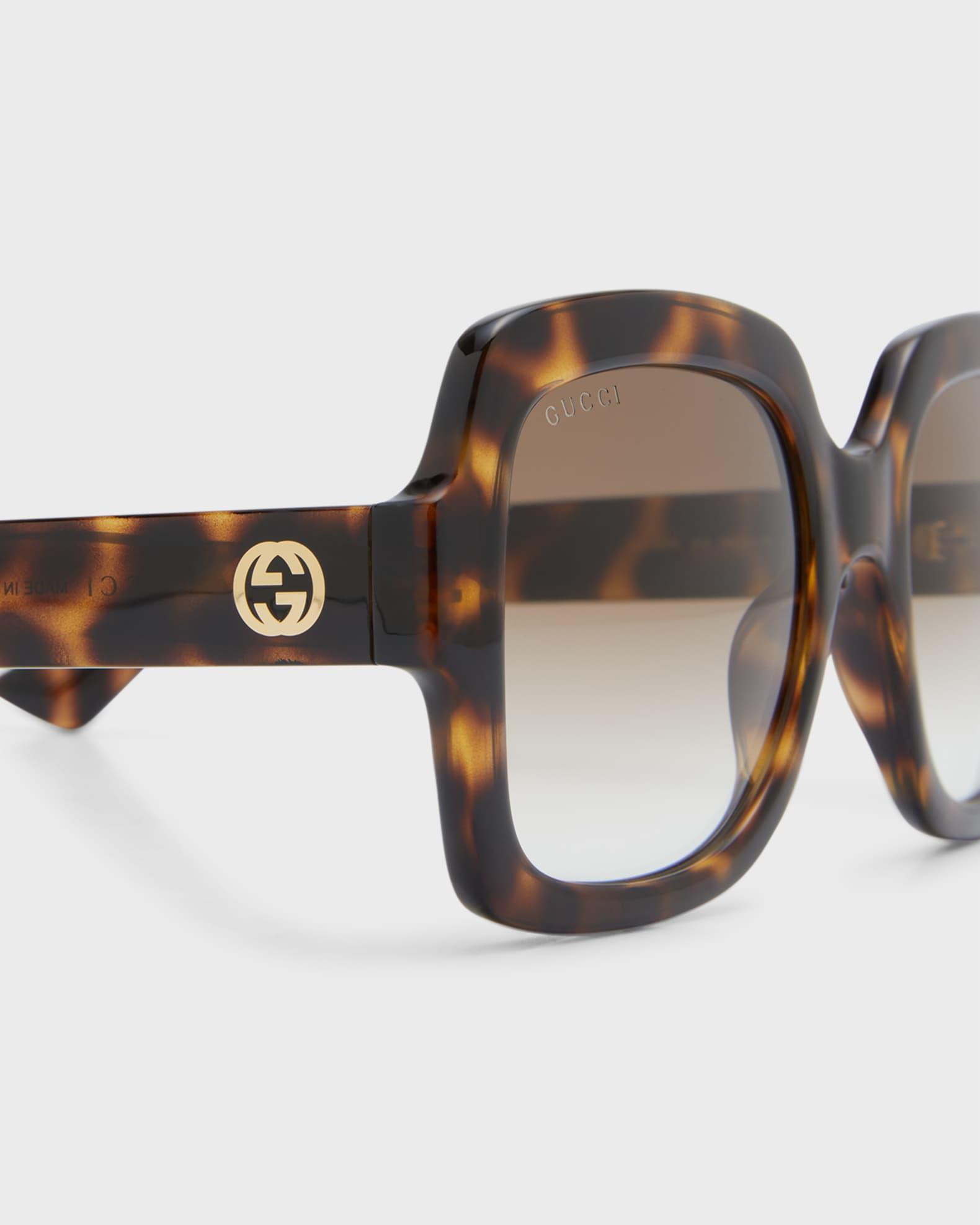 Gradient GG Square Injection Plastic Sunglasses  Product Image