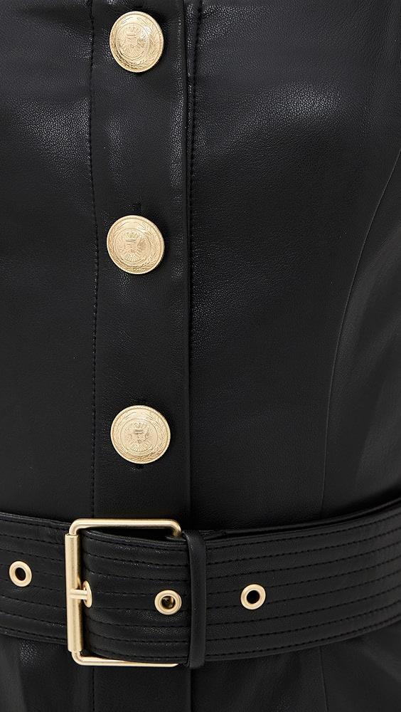 L'AGENCE Idy Button Front Tank Dress | Shopbop Product Image