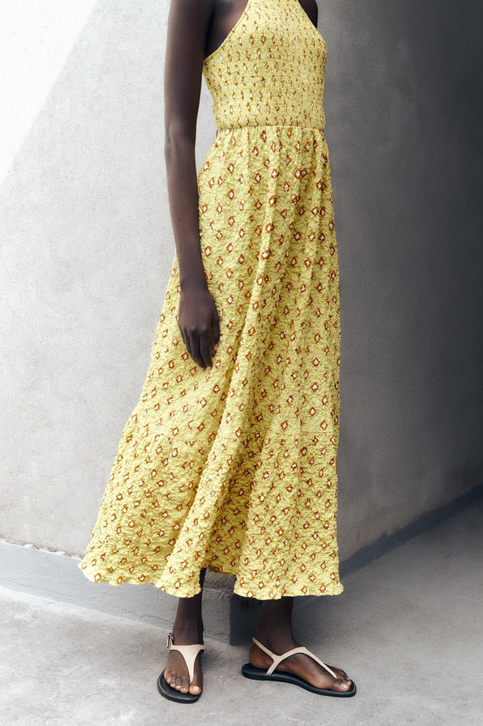 PRINTED MIDI DRESS Product Image