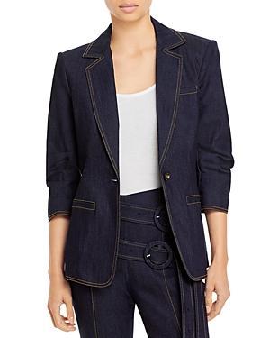 Khloe Denim Blazer Product Image