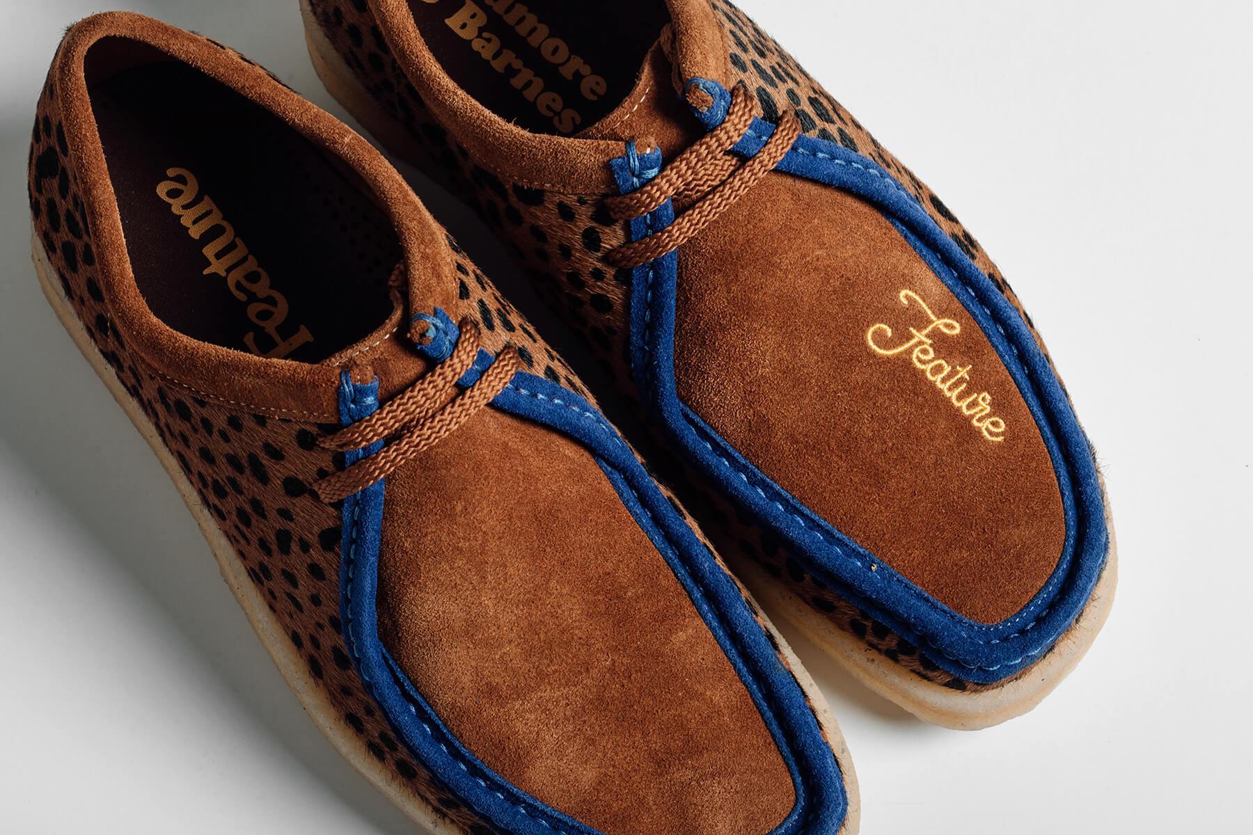 Feature x Padmore & Barnes P204 Original Low Top - Animal/Purple Male Product Image
