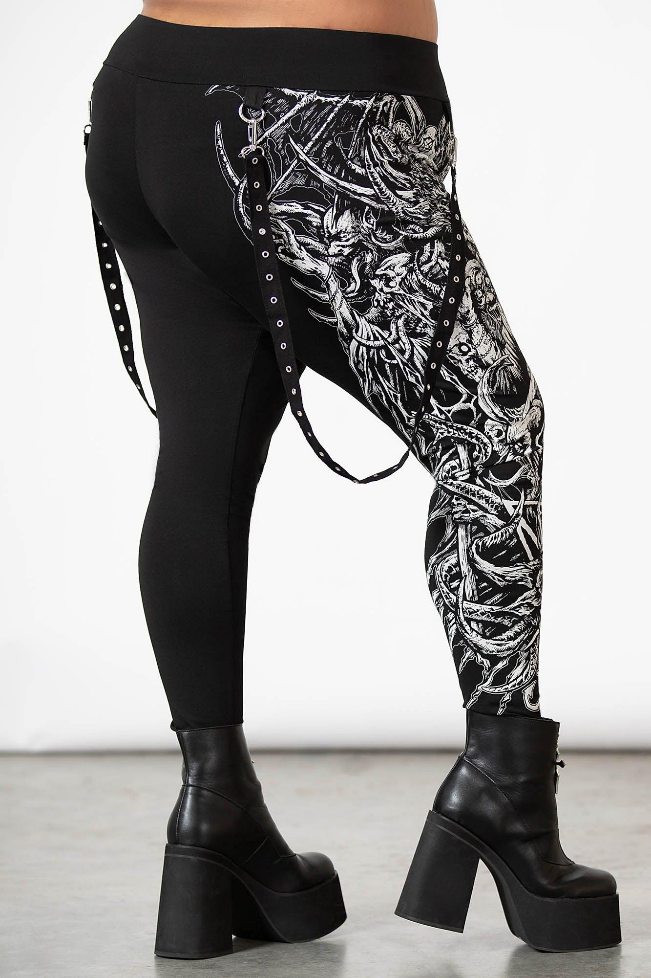 Amnesia Leggings / Black / 95% Cotton 5% Elastane Product Image