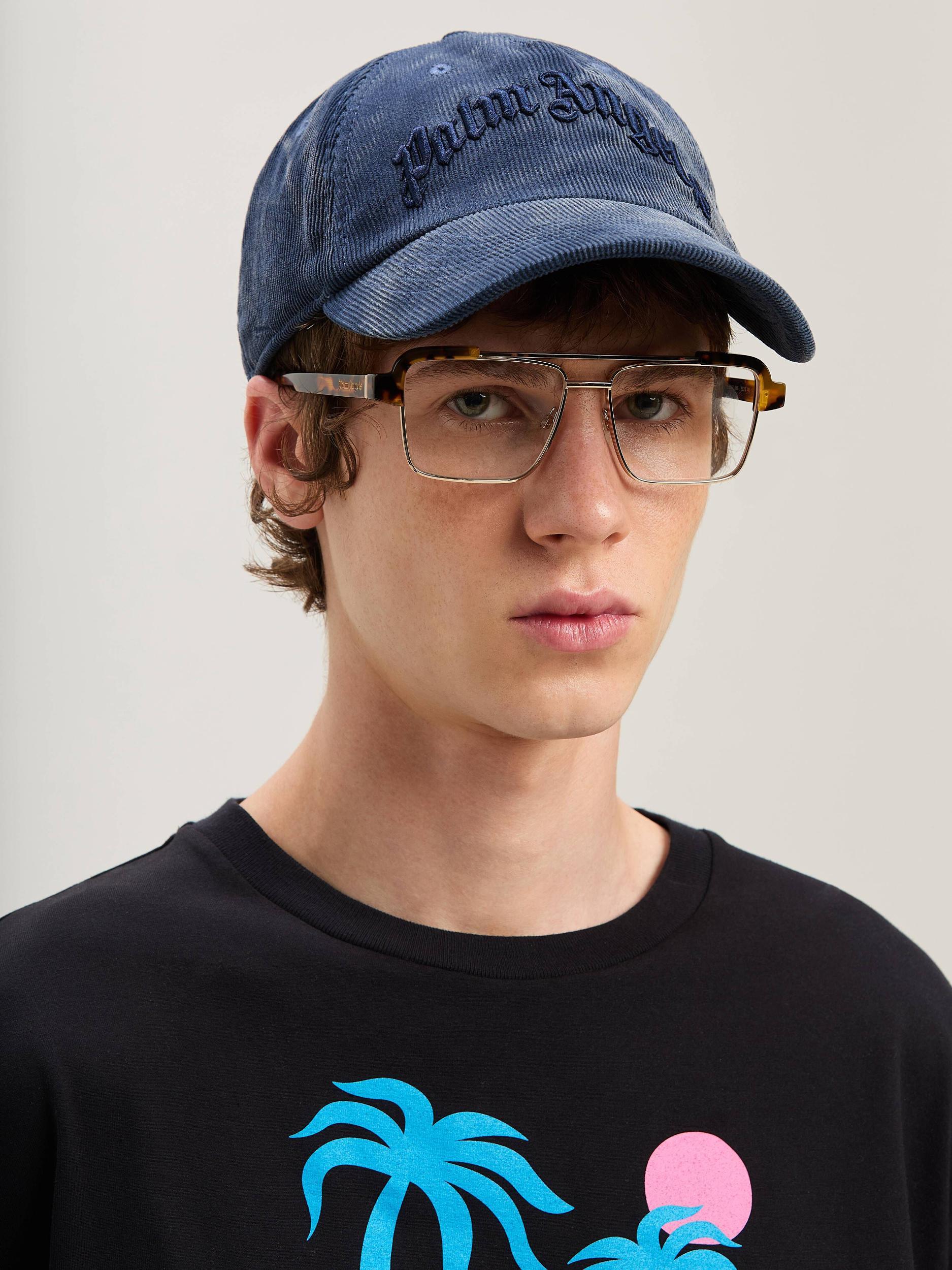 CURVED LOGO CORDUROY CAP VINTAGE BLACK - Product Image