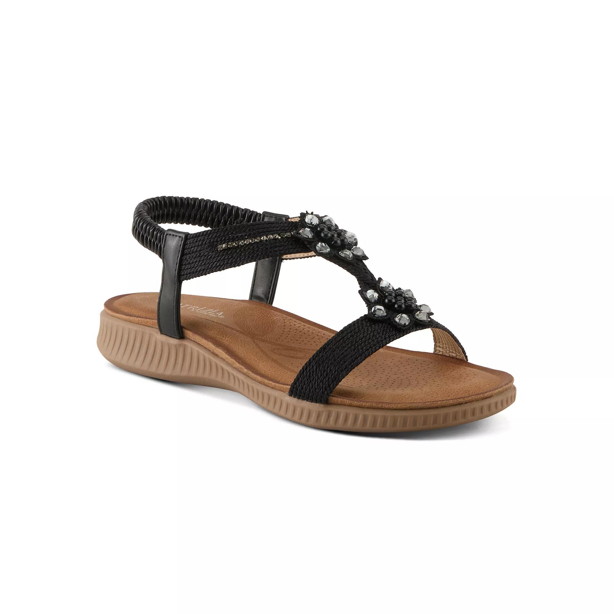 Patrizia Shikoba Women's Strappy Flat Sandals, Size: 40, Black Product Image