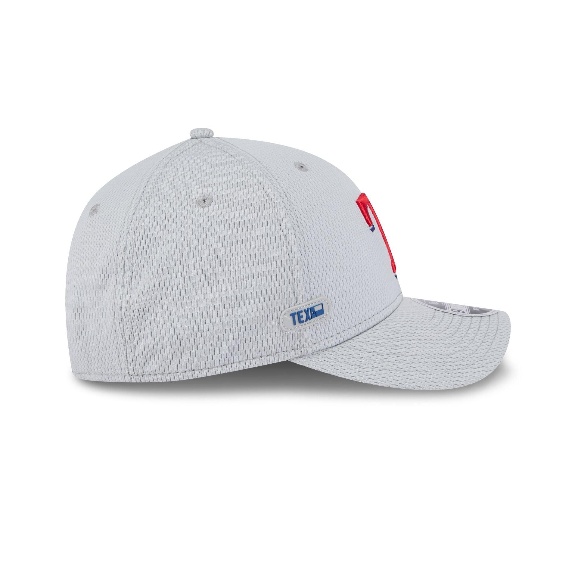 Texas Rangers 2025 Clubhouse Gray 9FORTY M-Crown Snapback Hat Male Product Image