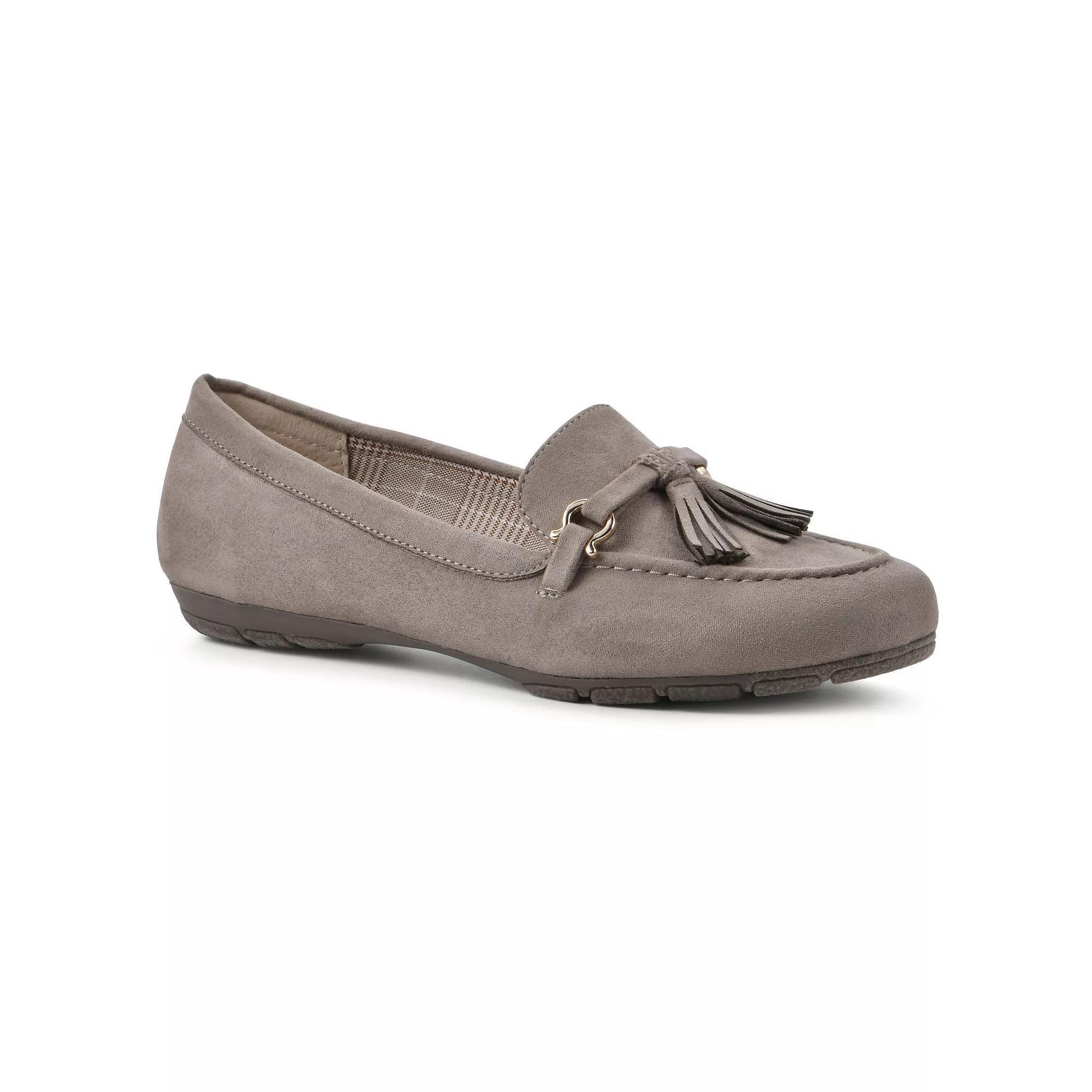 Cliffs By White Mountain Gush Women's Flats, Size: 8.5, Black Suedette Product Image