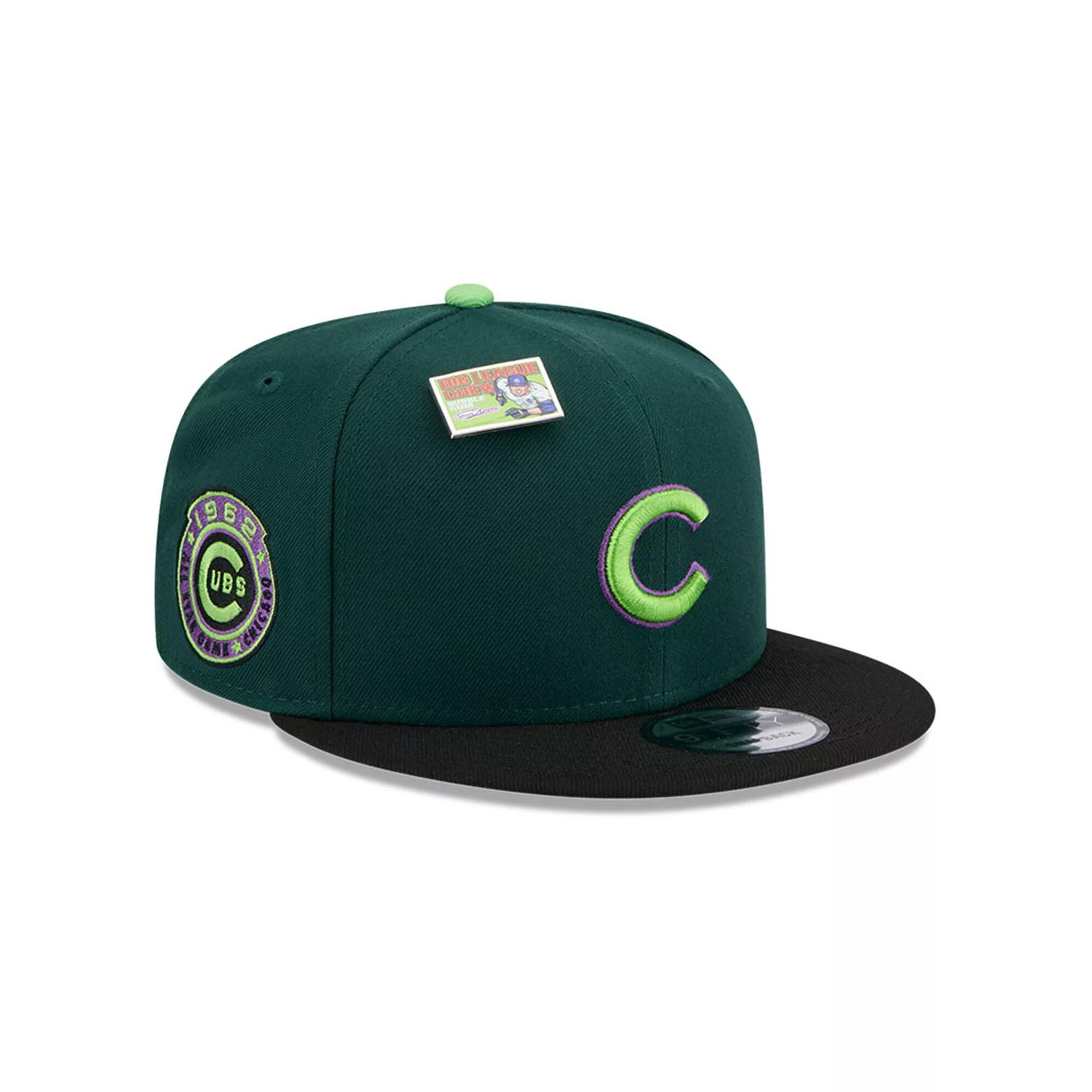 Men's New Era Royal/Black Boston Red Sox Watermelon Big League Chew Flavor Pack 9FIFTY Snapback Hat, Blue Product Image