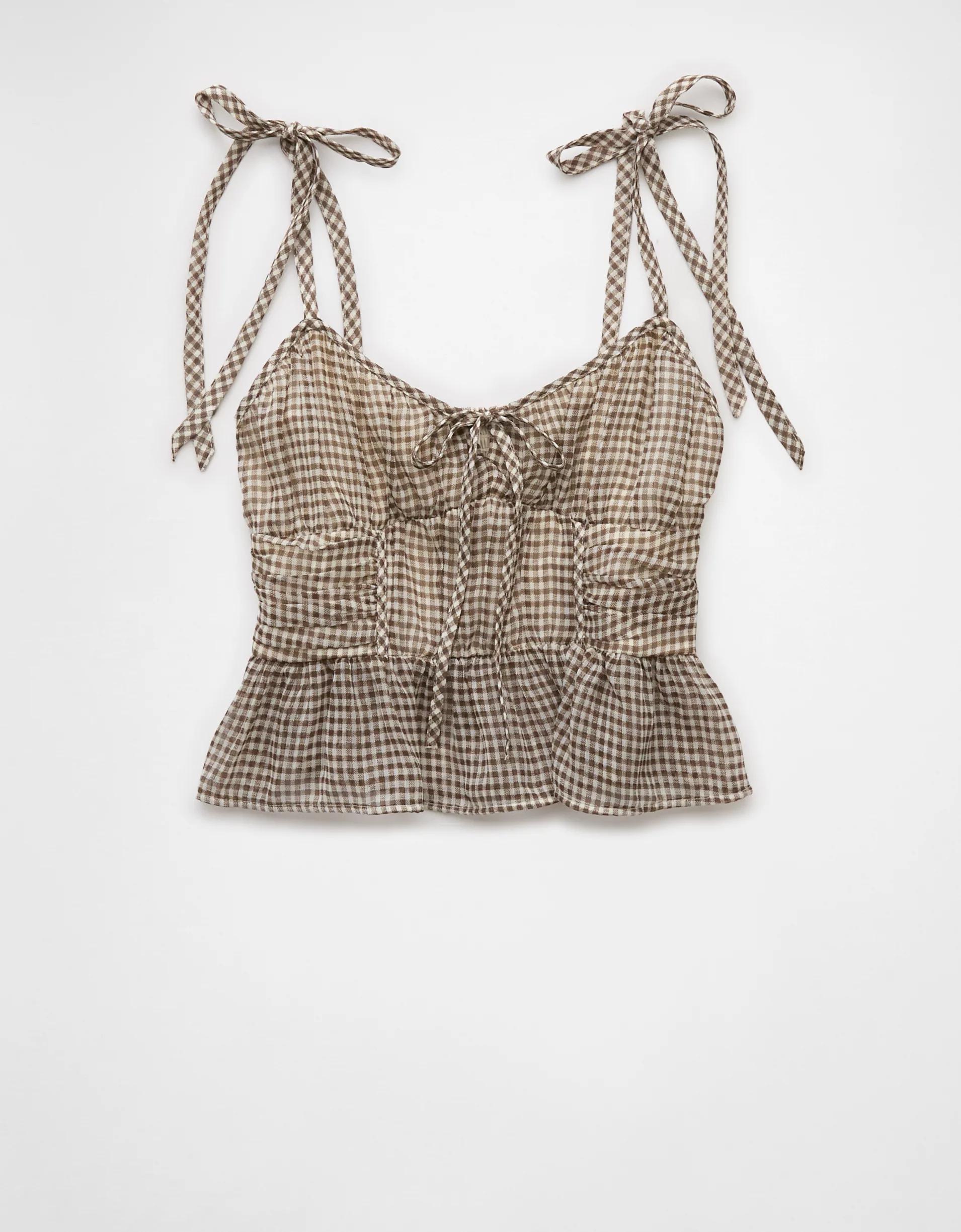 AE Corset Peplum Top Product Image