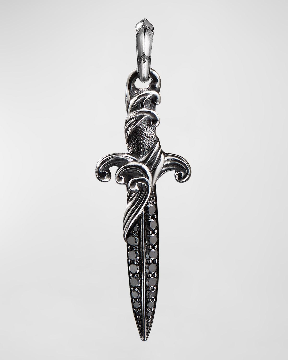 Mens Waves Dagger Pendant Product Image