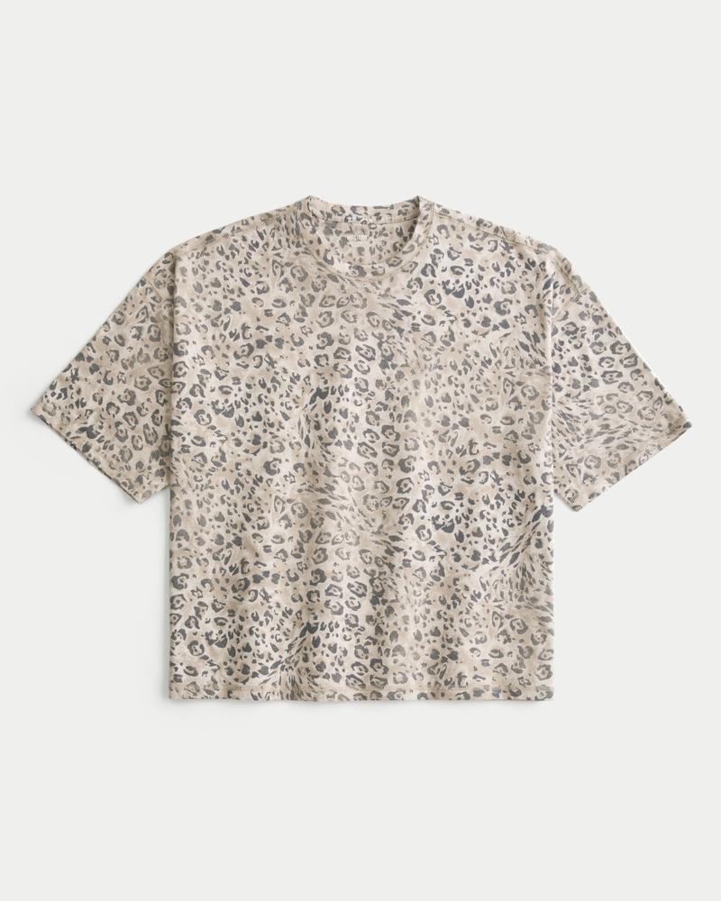 Baggy Crop Crew T-Shirt Product Image