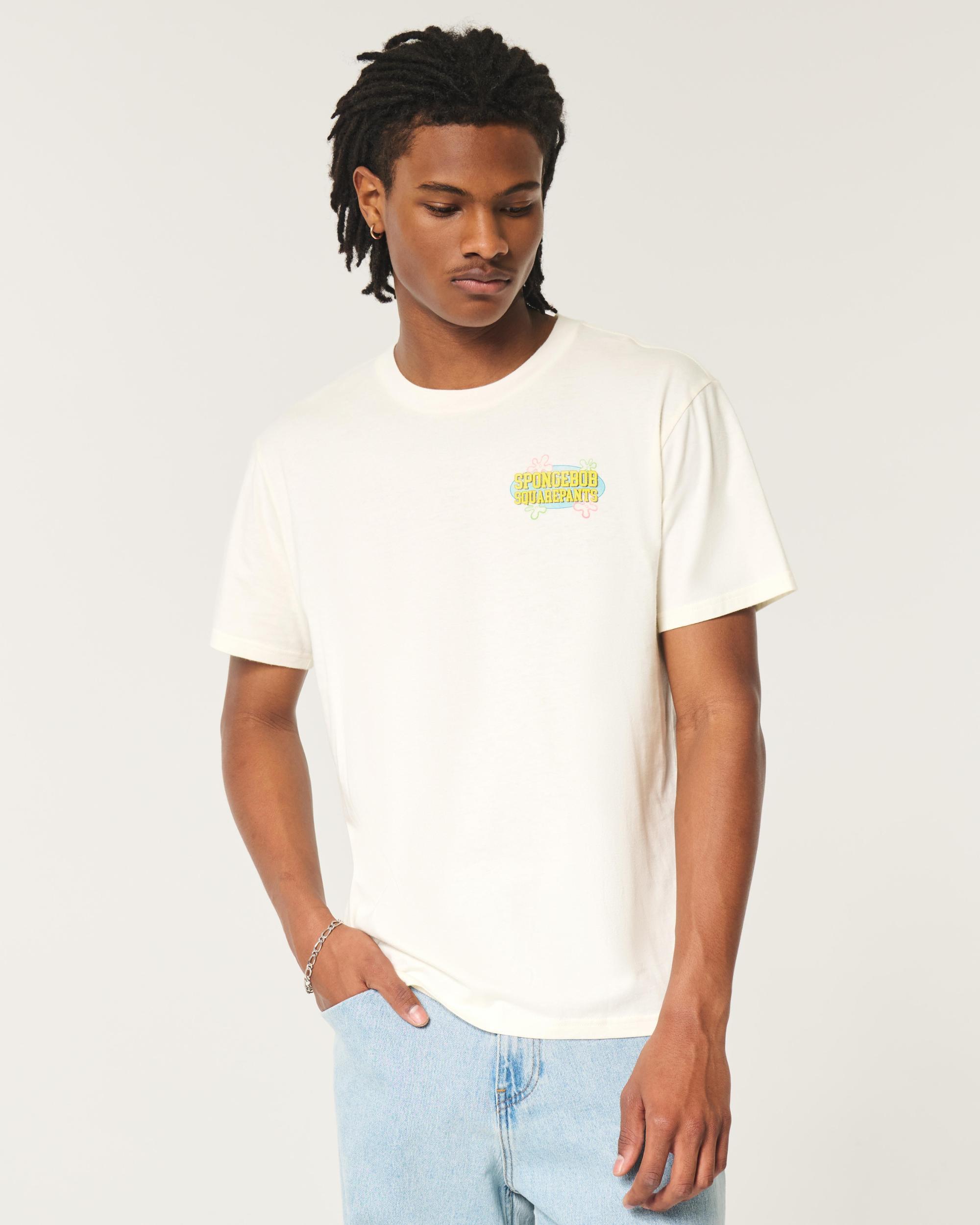 Relaxed SpongeBob SquarePants Graphic Tee Product Image