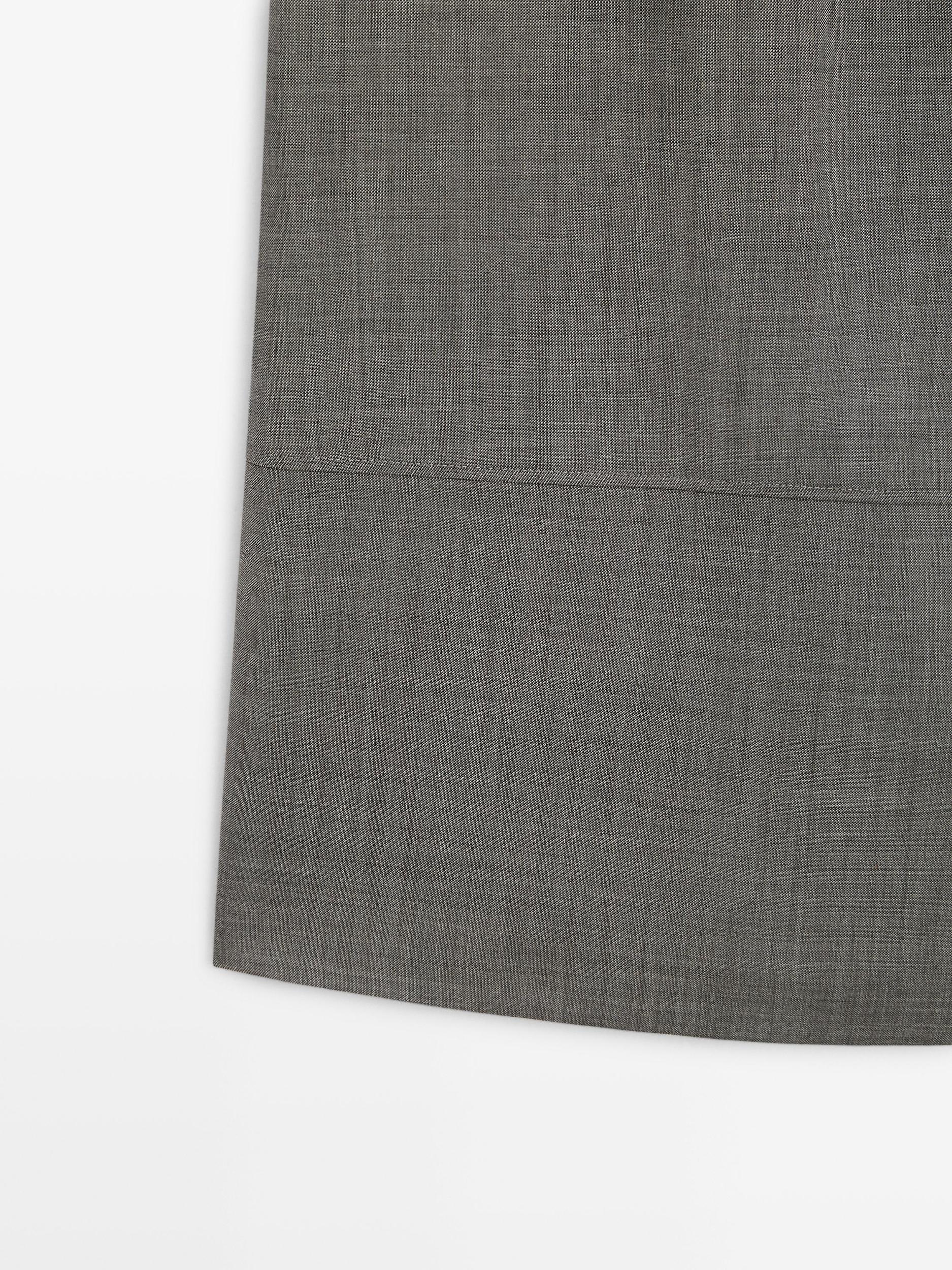 Short melange dress Product Image