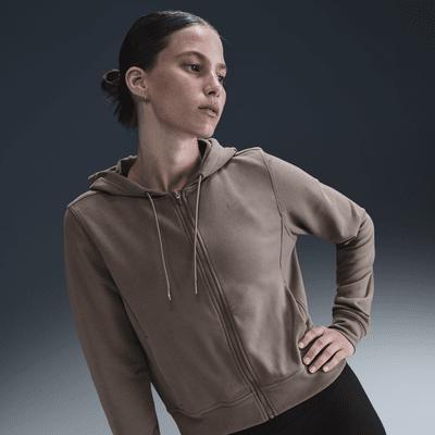 Nike Women's Dri-FIT One Full-Zip French Terry Hoodie Product Image