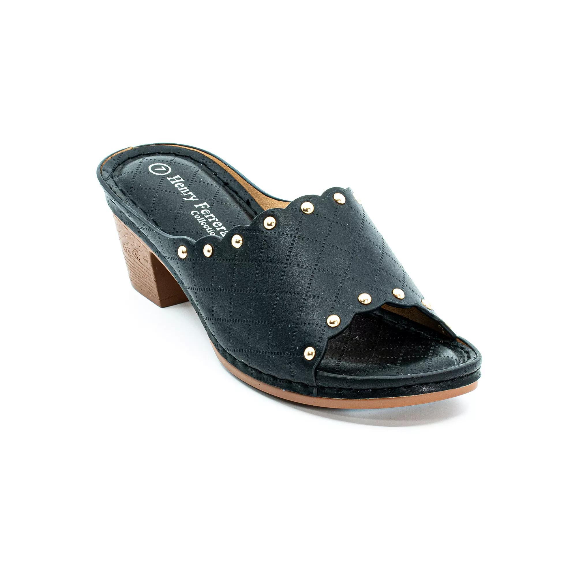 Henry Ferrera Costa Rica-4 Women's Sandals, Size: 9, Black Product Image