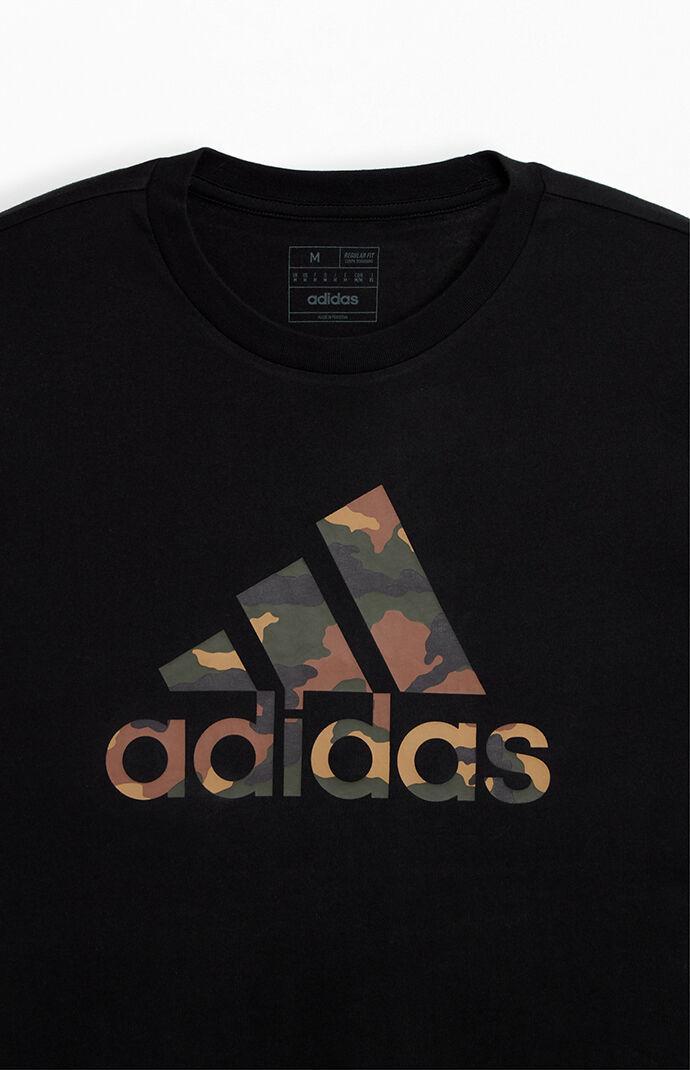 Adidas Men's Camo Badge Of Sport Graphic T-Shirt Product Image
