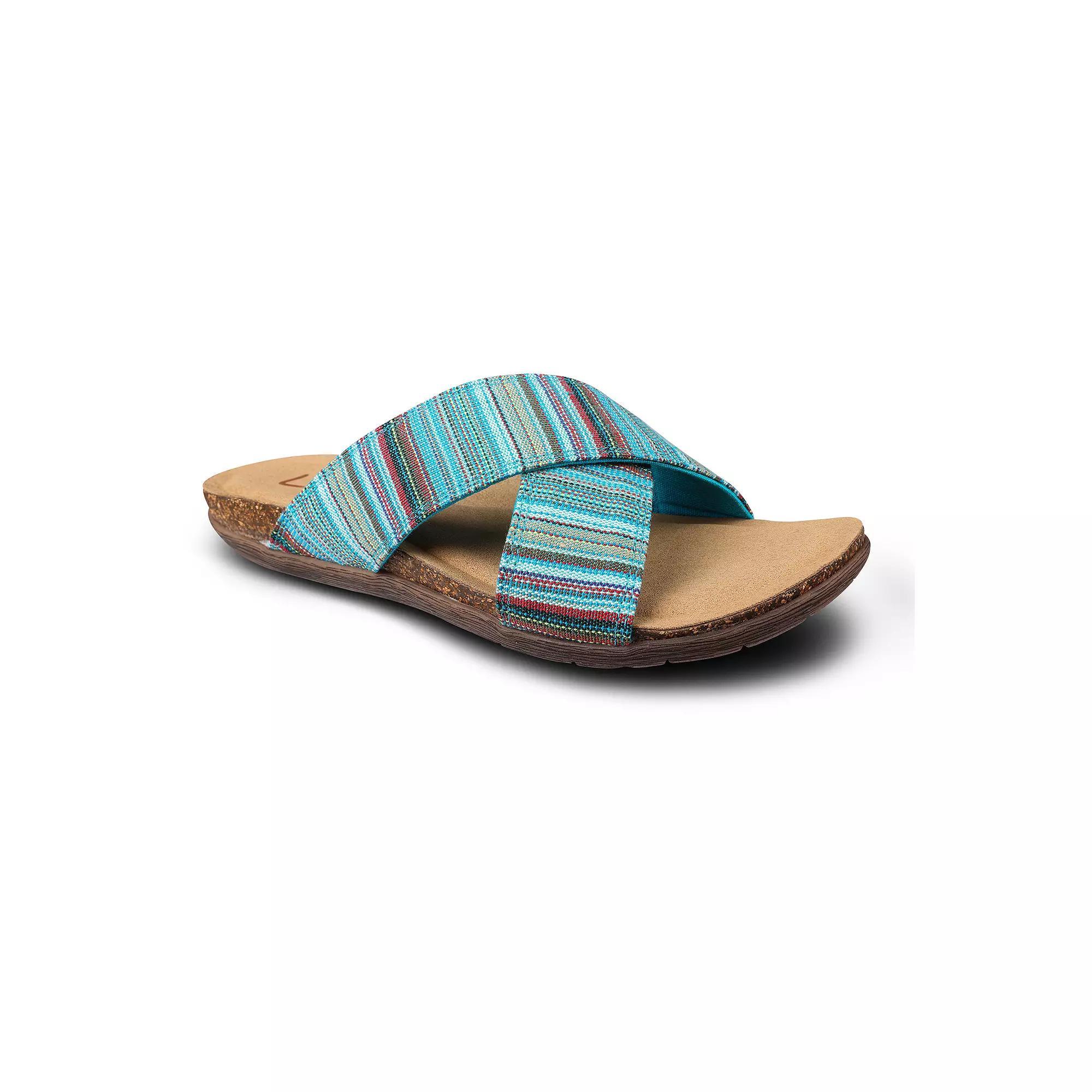 Mykos Leyla Women's Slide Sandals, Size: 10, Turquoise Product Image