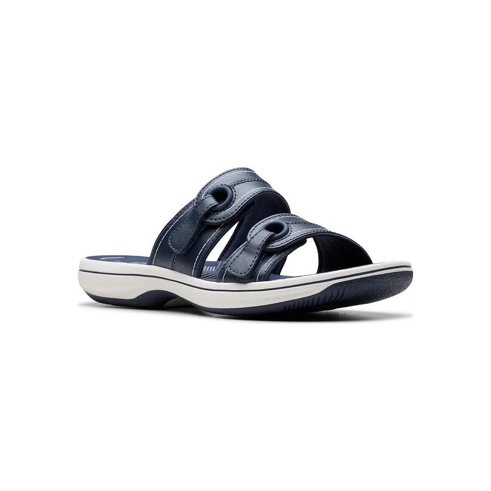 Clarks® Breeze Maye Cloudstepper Women's Flip Flop Sandals, Size: 9, Blue Product Image