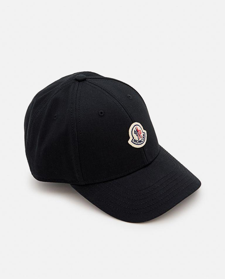MONCLER Grenoble Logo Embroidered Baseball Cap In Black Product Image