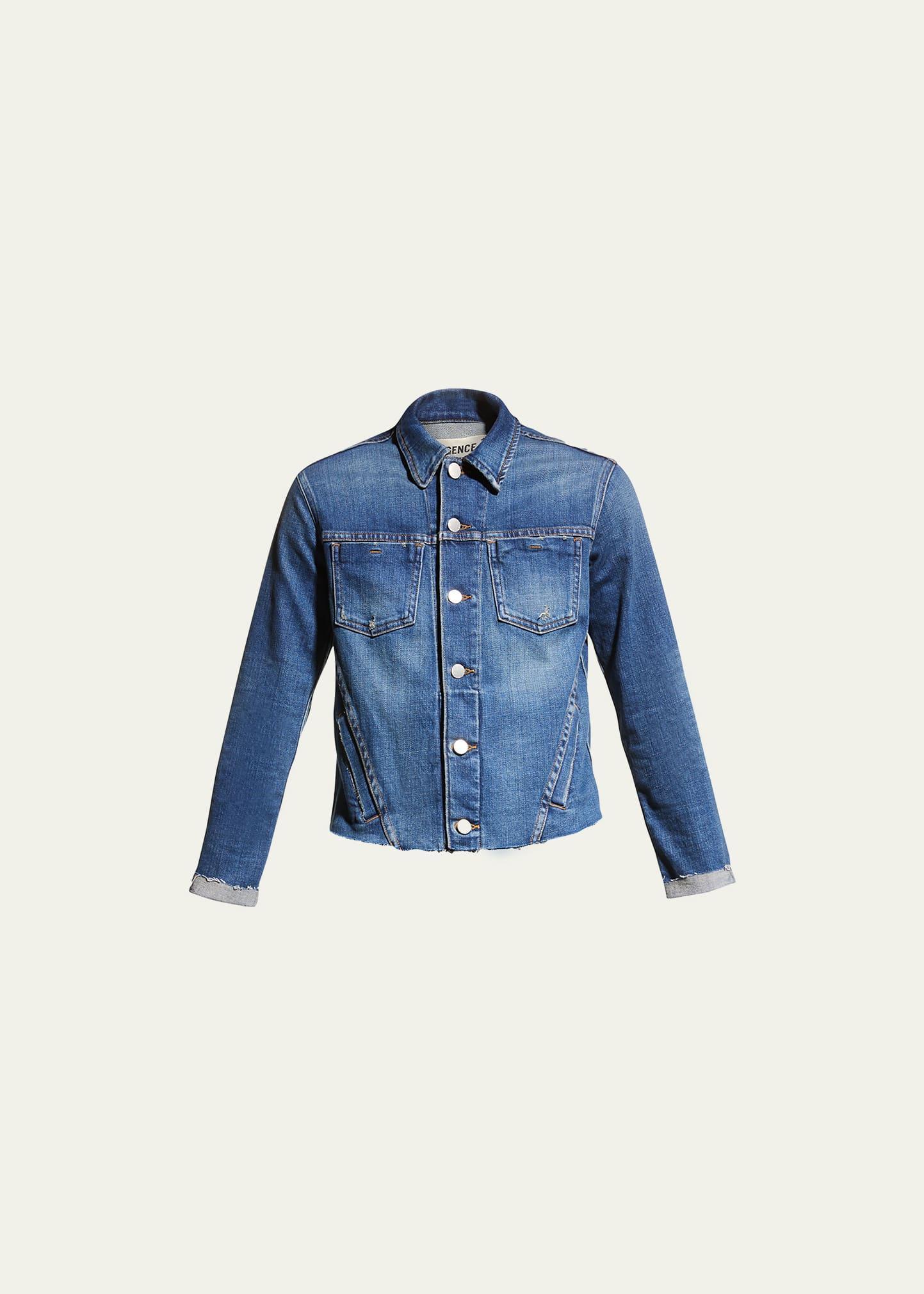 Janelle Slim Raw-Edge Jacket Product Image