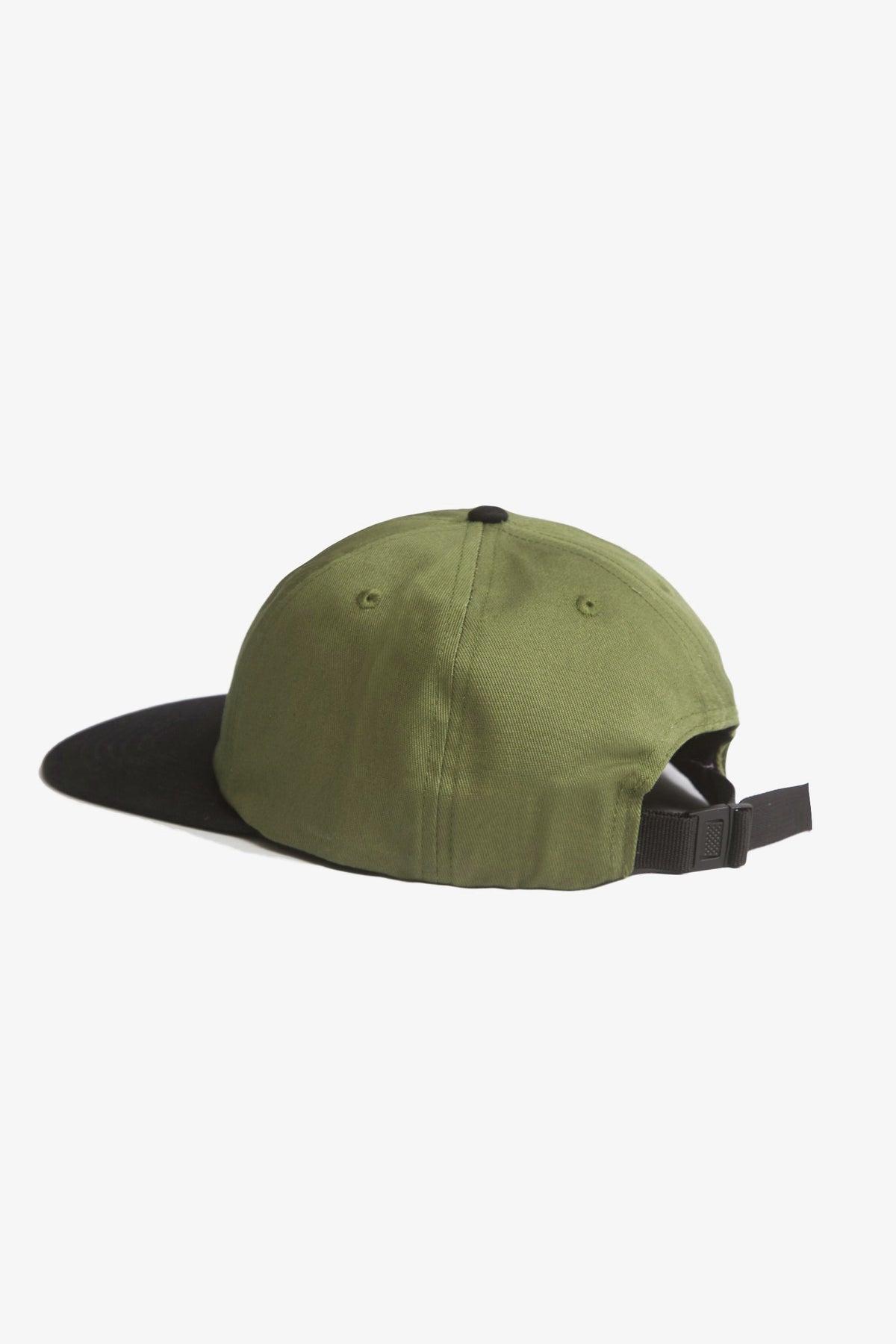 Power Goods - Perfect 6 Panel Cap - Olive/Black Product Image
