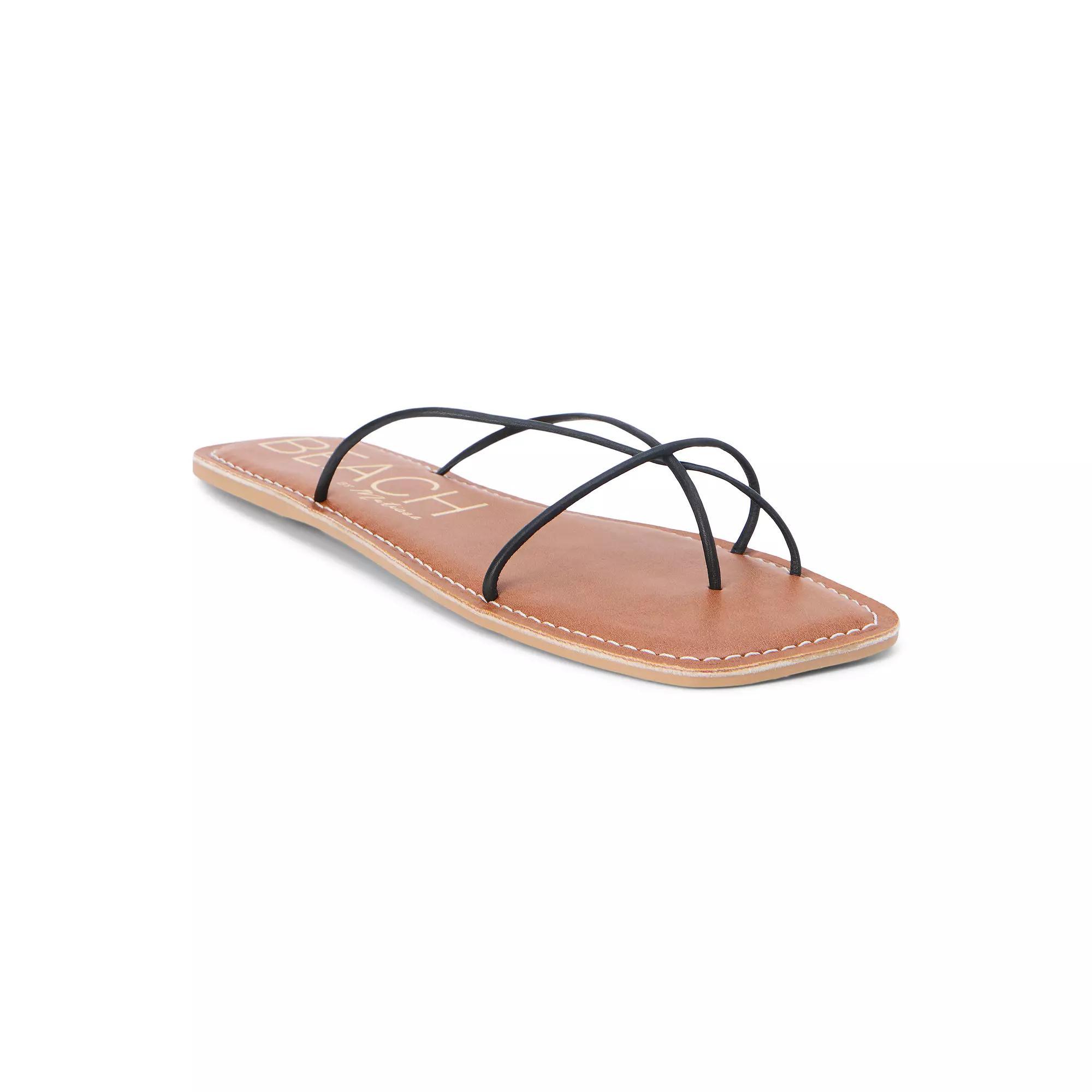 Beach by Matisse Coastline Women's Flat Sandals, Size: 7, Black Product Image