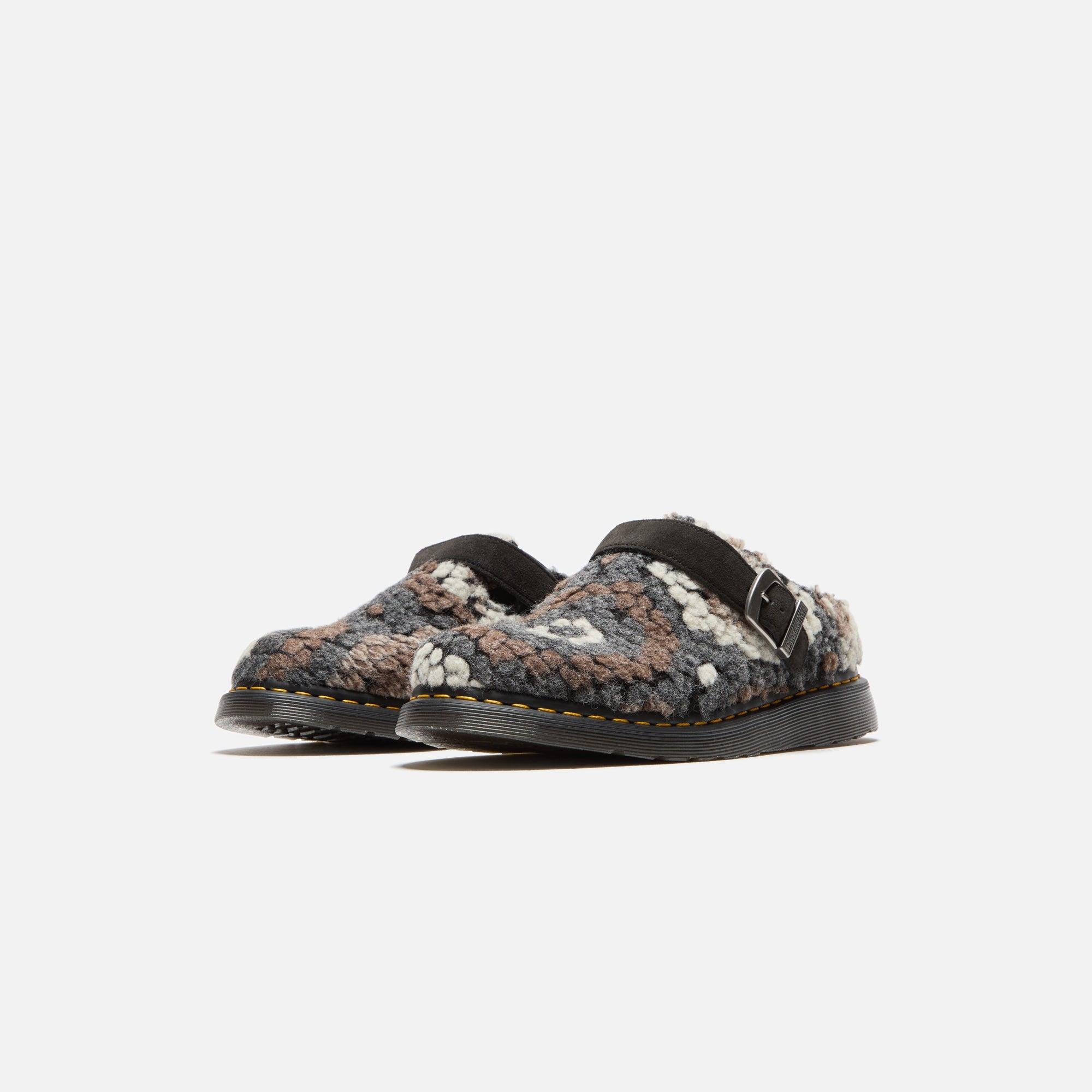 Dr. Martens Isham Mules - Black Mix Crochet Wool Male Product Image
