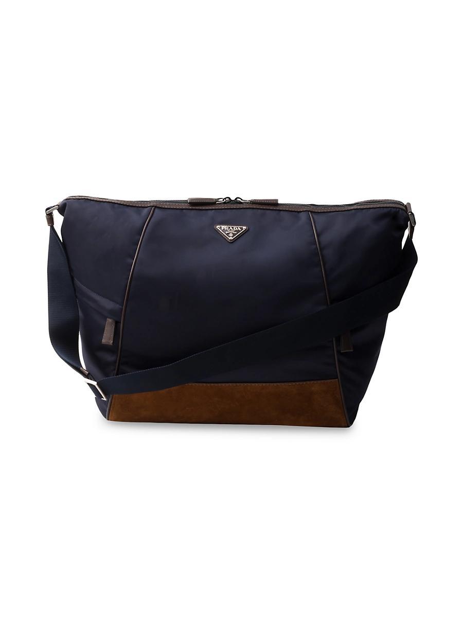 Mens Re-Nylon and Leather Shoulder Bag Product Image