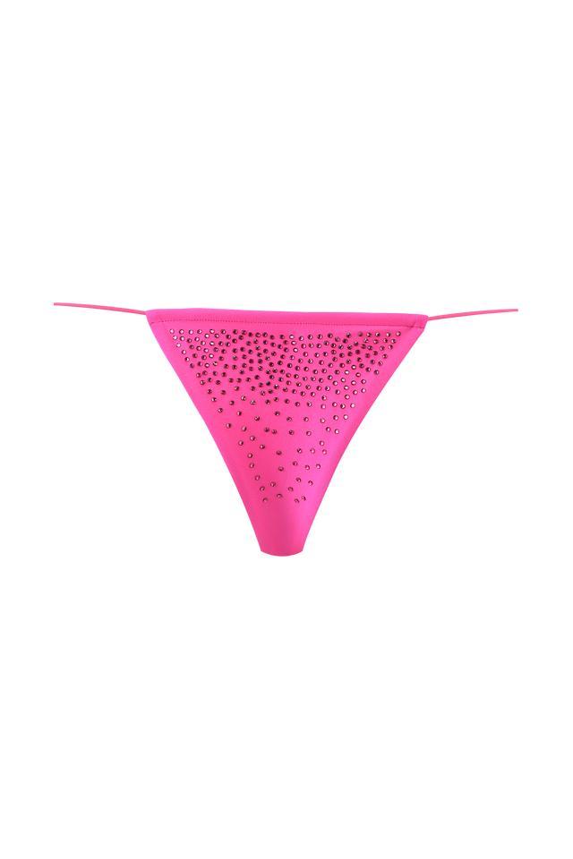 BAMBI DIAMANTE BIKINI BOTTOM - NEON PINK Product Image