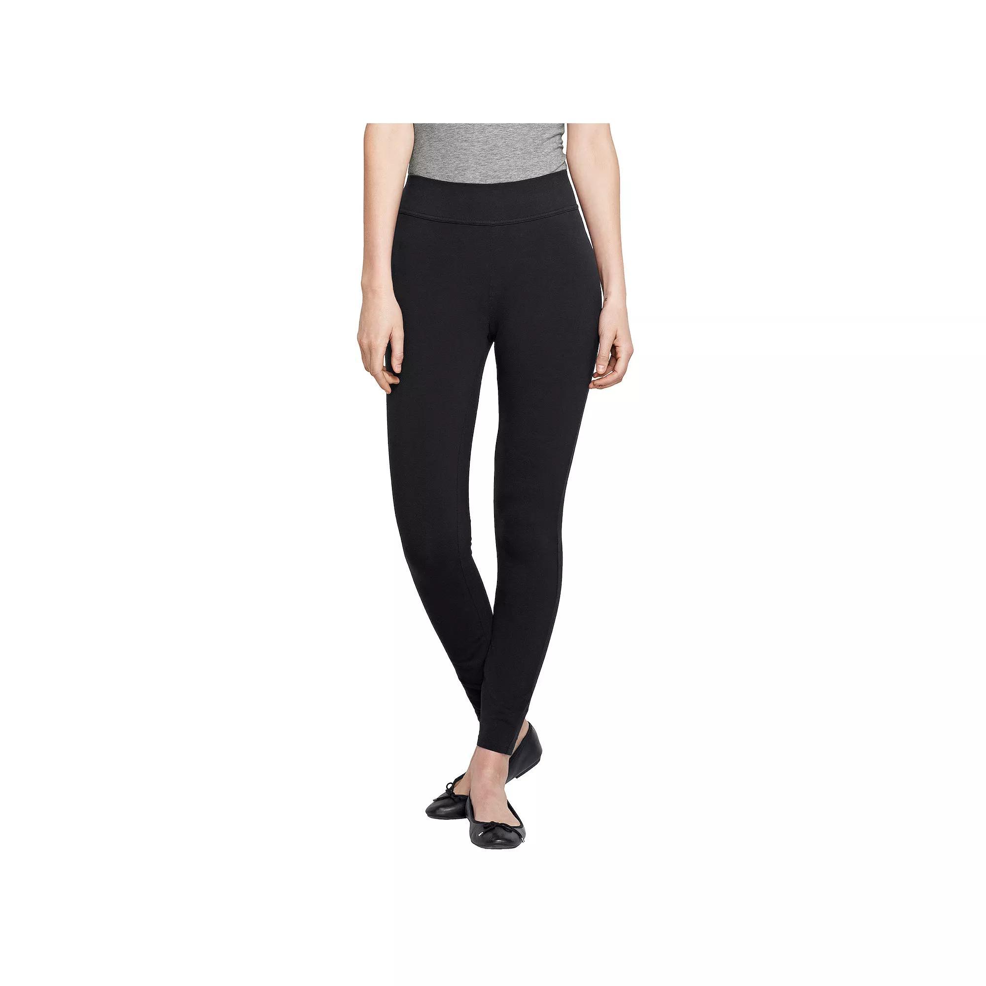 Women's Lands' End Starfish Knit Leggings, Size: XL Tall, Black Product Image