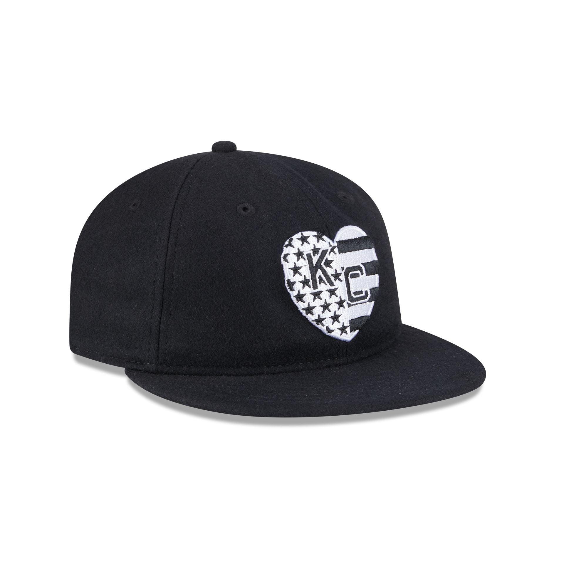 Kansas City Monarchs Flag Retro Crown 59FIFTY Fitted Hat Male Product Image