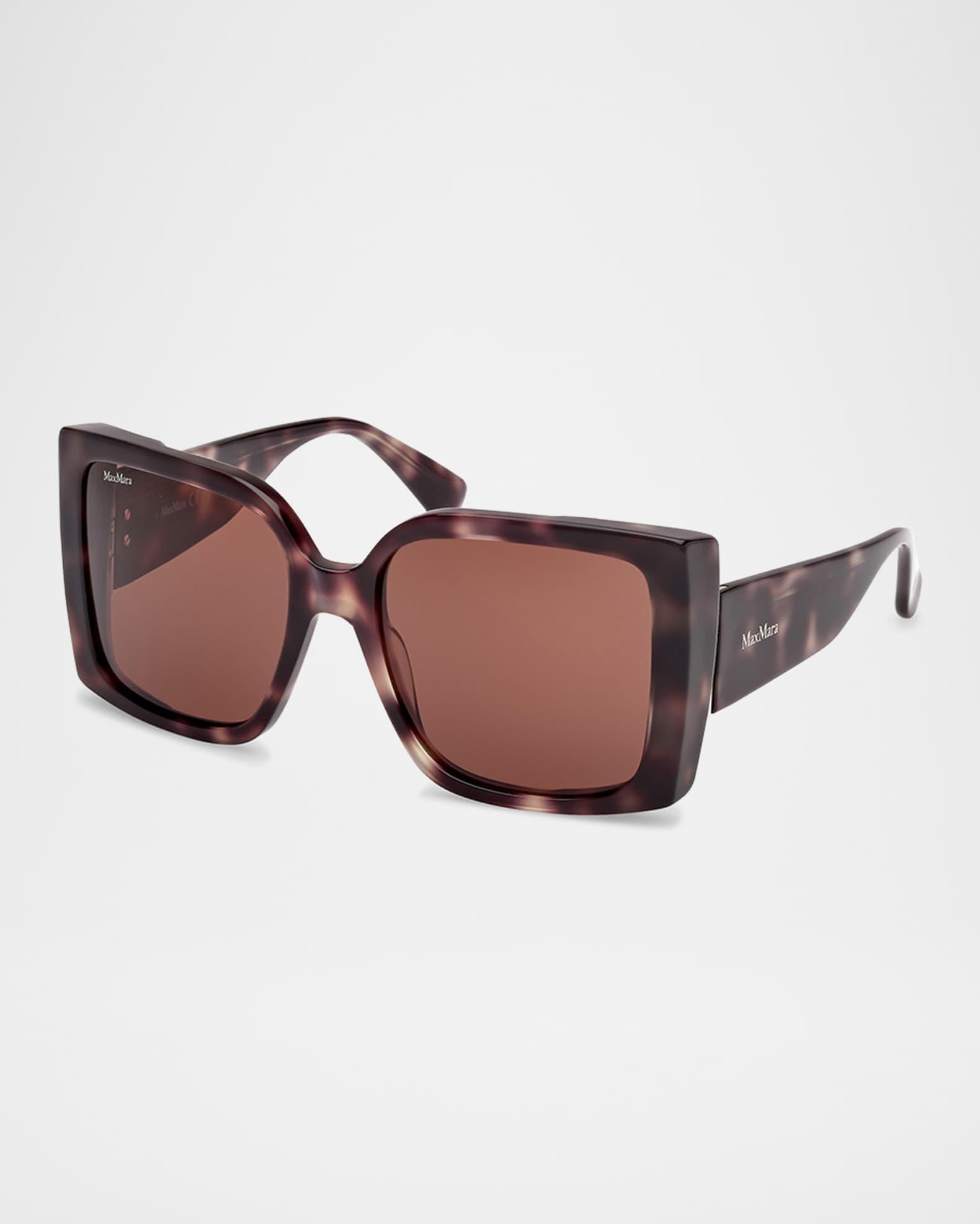 Hinge Acetate Square Sunglasses Product Image