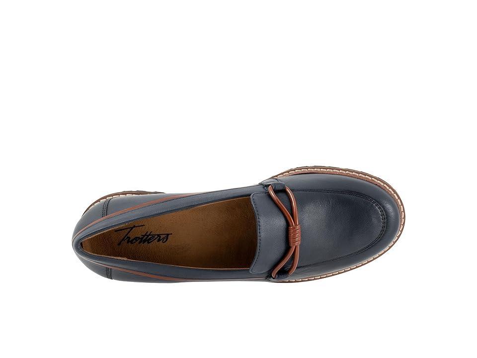 Trotters Fiora Leather Lug Sole Loafers Product Image