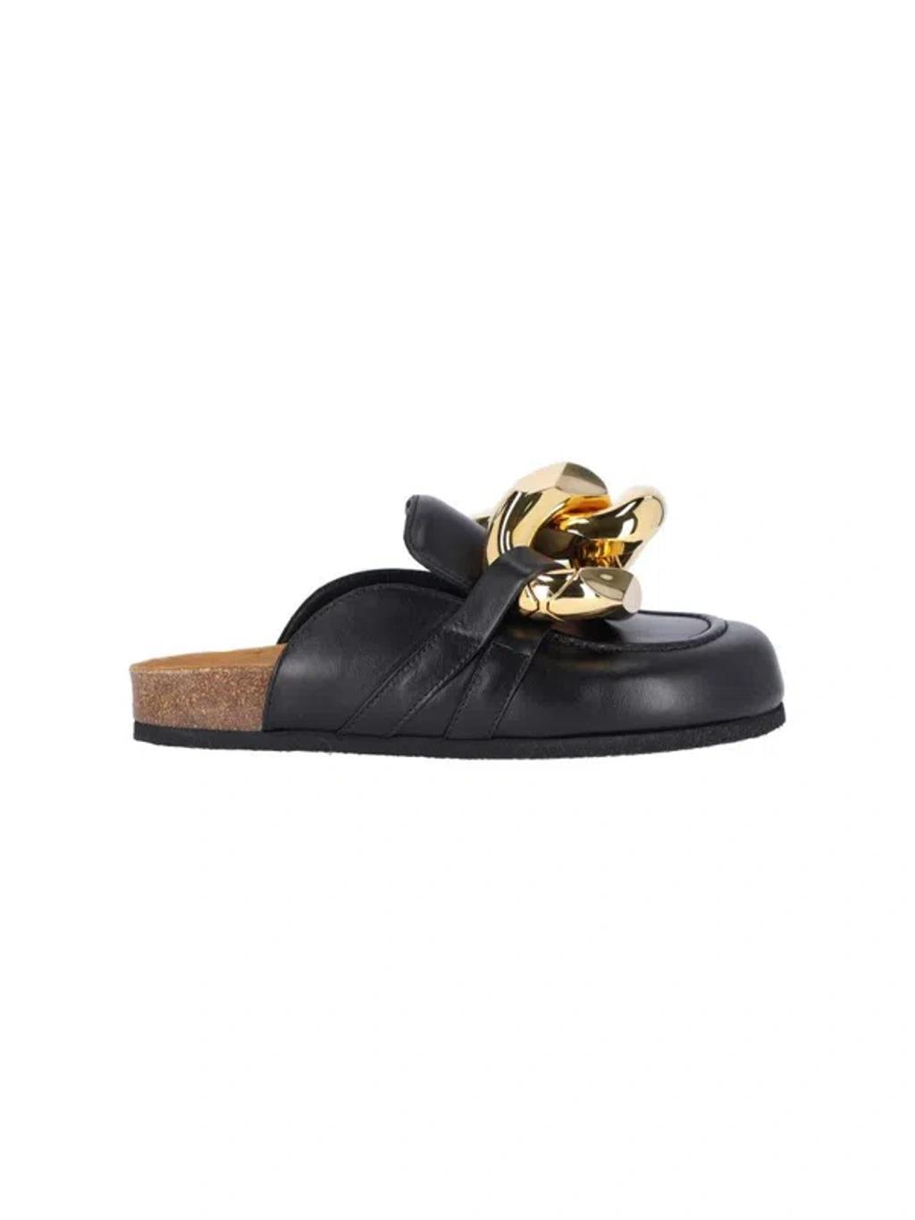 JW ANDERSON J.w.anderson Women 'chain Loafer' Sabots In Black Product Image